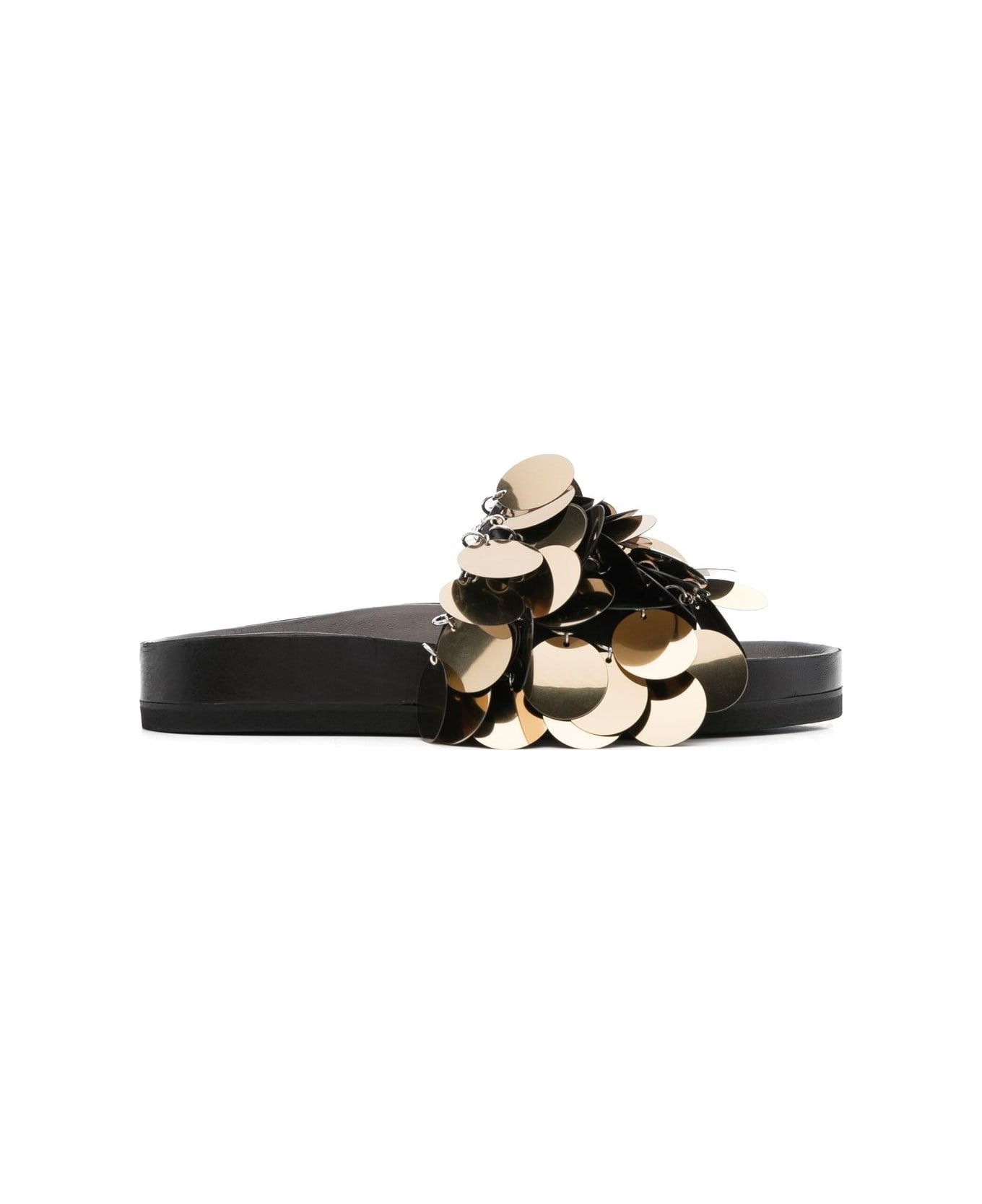 Paco Rabanne Sparkle Sandal - Light Gold サンダル