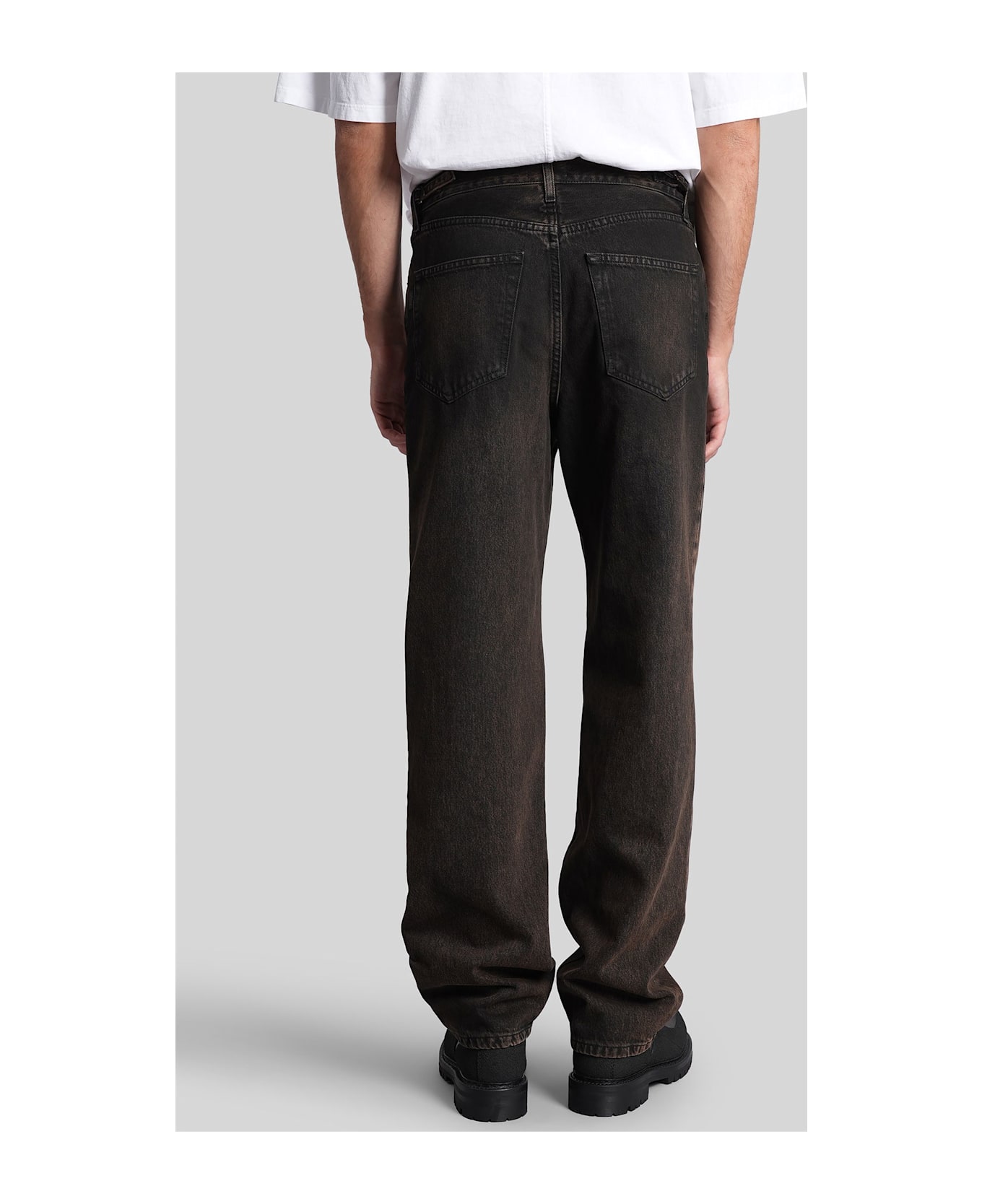 Haikure Logan Jeans In Brown Denim - brown