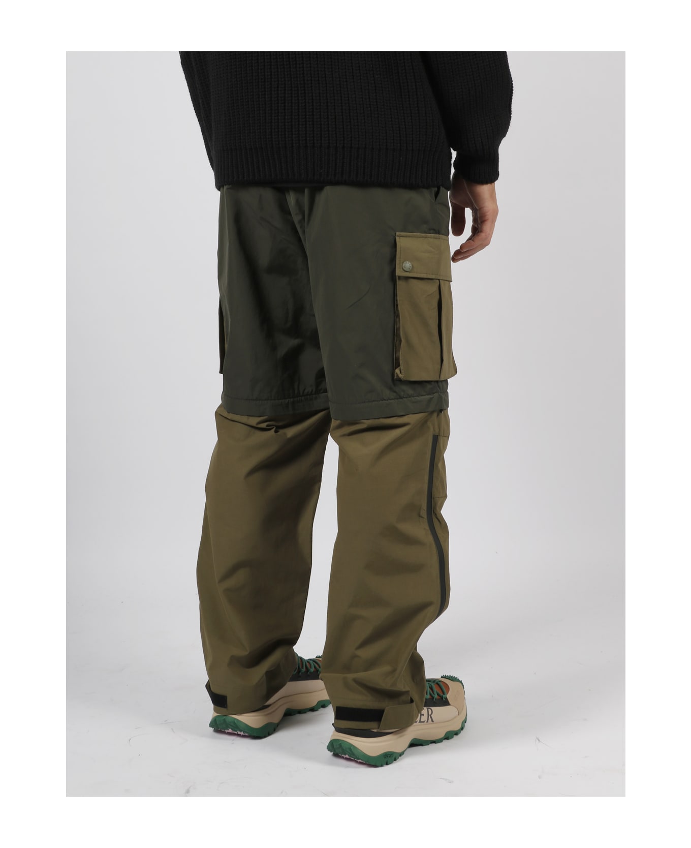 Moncler Genius Nylon Cargo Trousers - Green