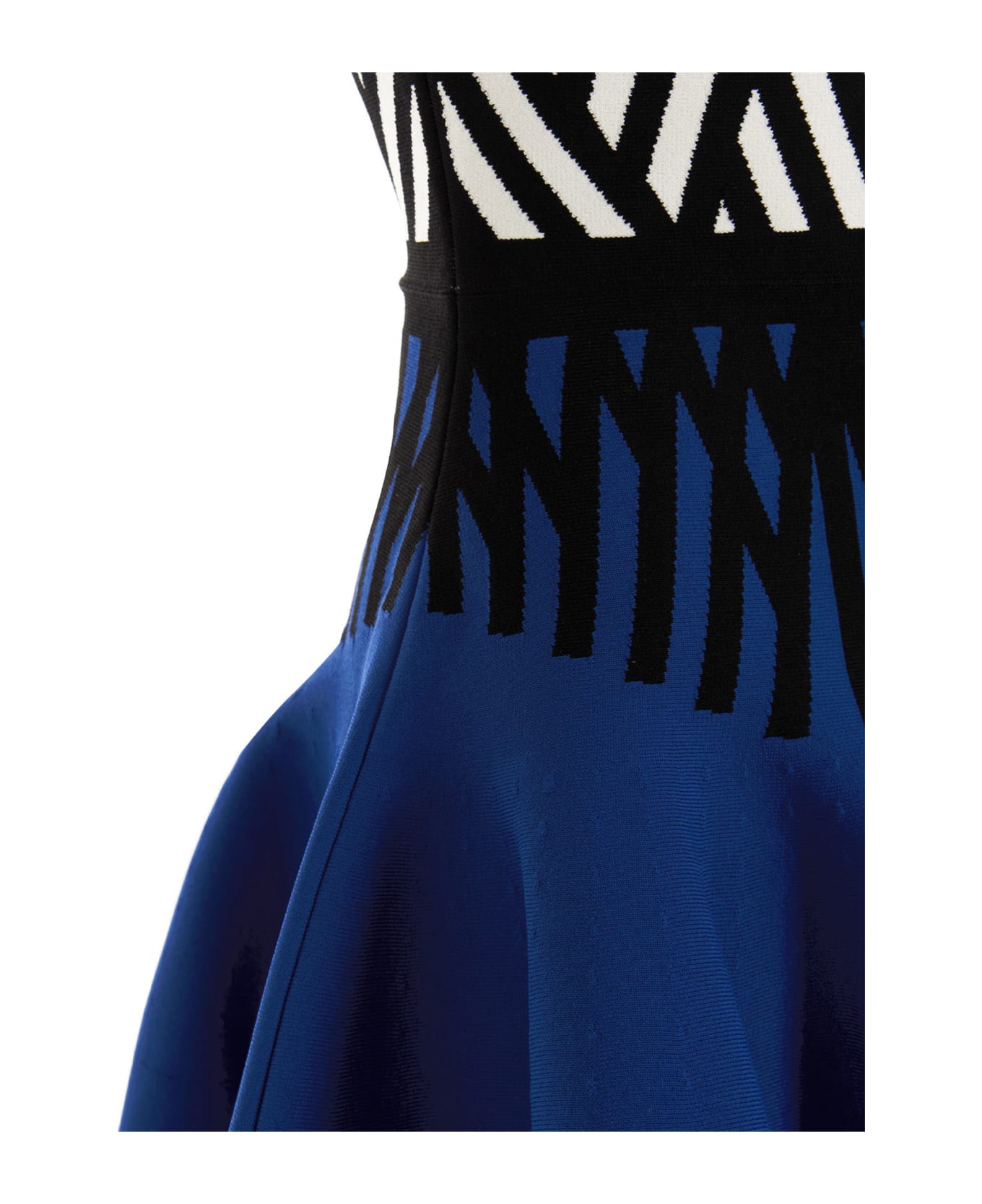 Alexander McQueen Short Jacquard Dress - Multicolor