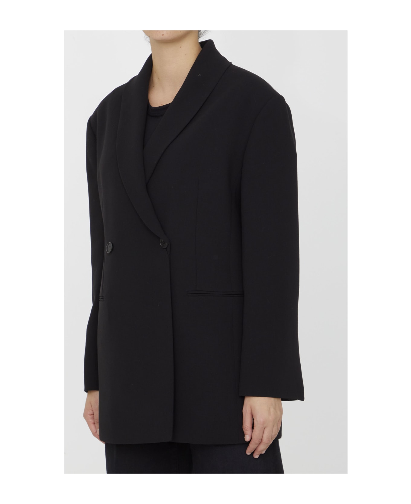 The Row Diomede Jacket - BLACK
