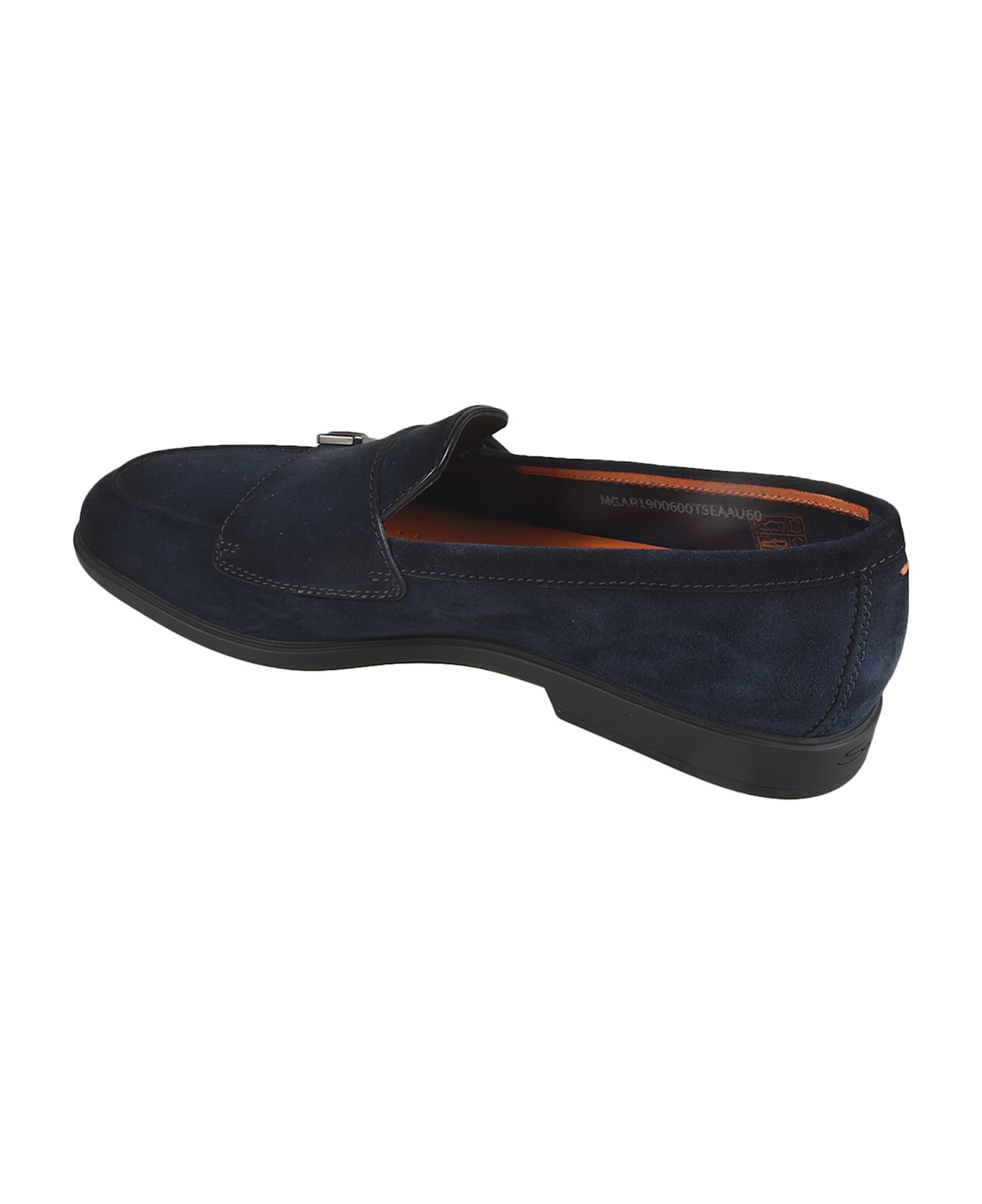 Santoni Buckle Detail Wrap Loafers - Blue