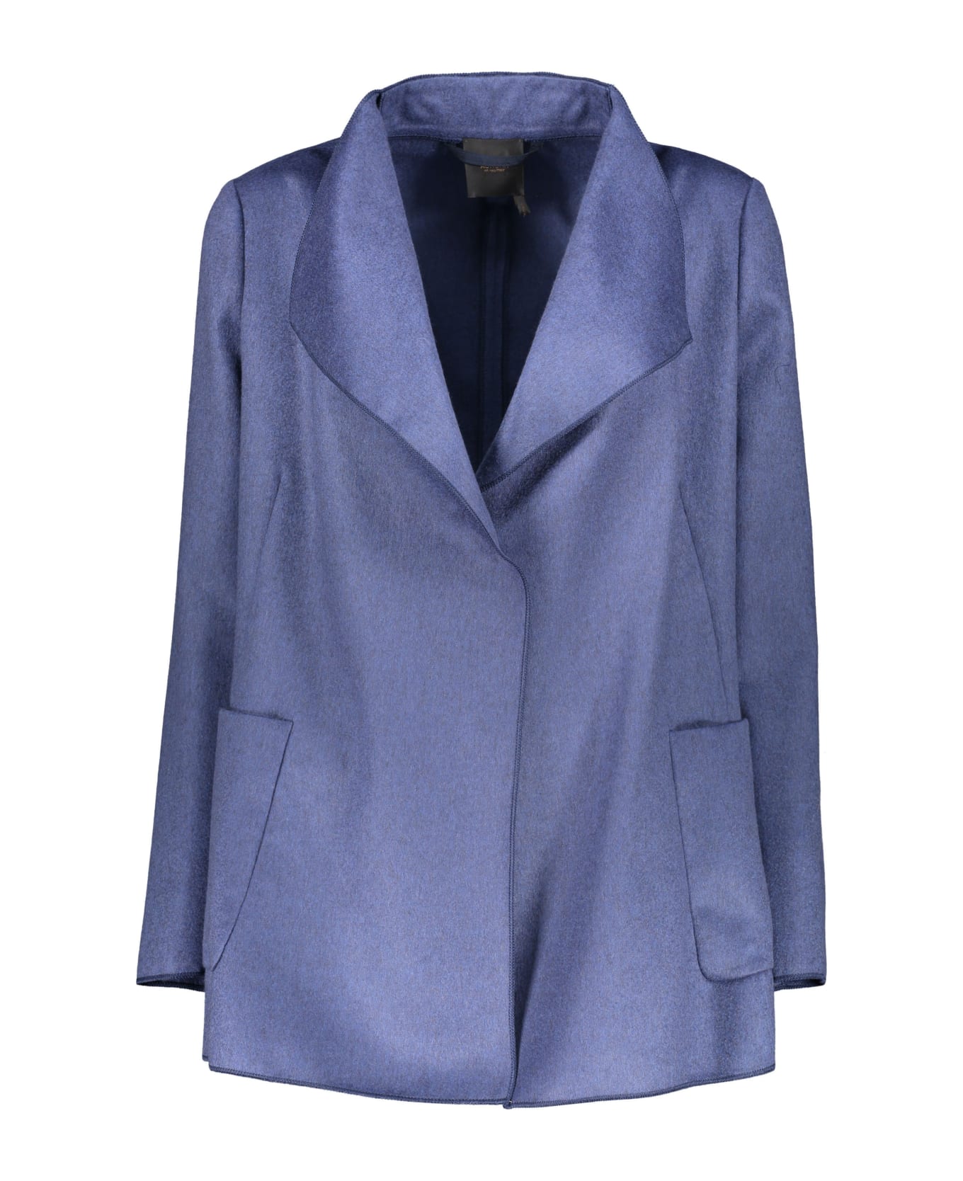 Agnona Cashmere Jacket - blue