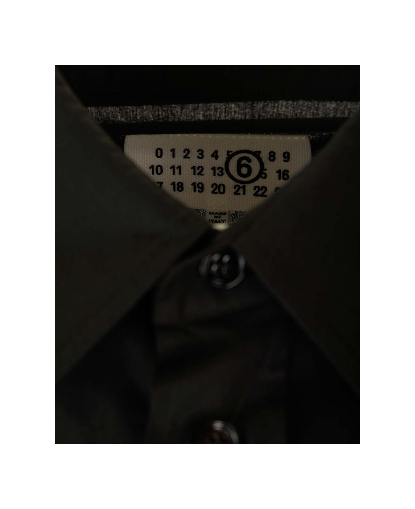 MM6 Maison Margiela Boxy Fit Shirt - Black