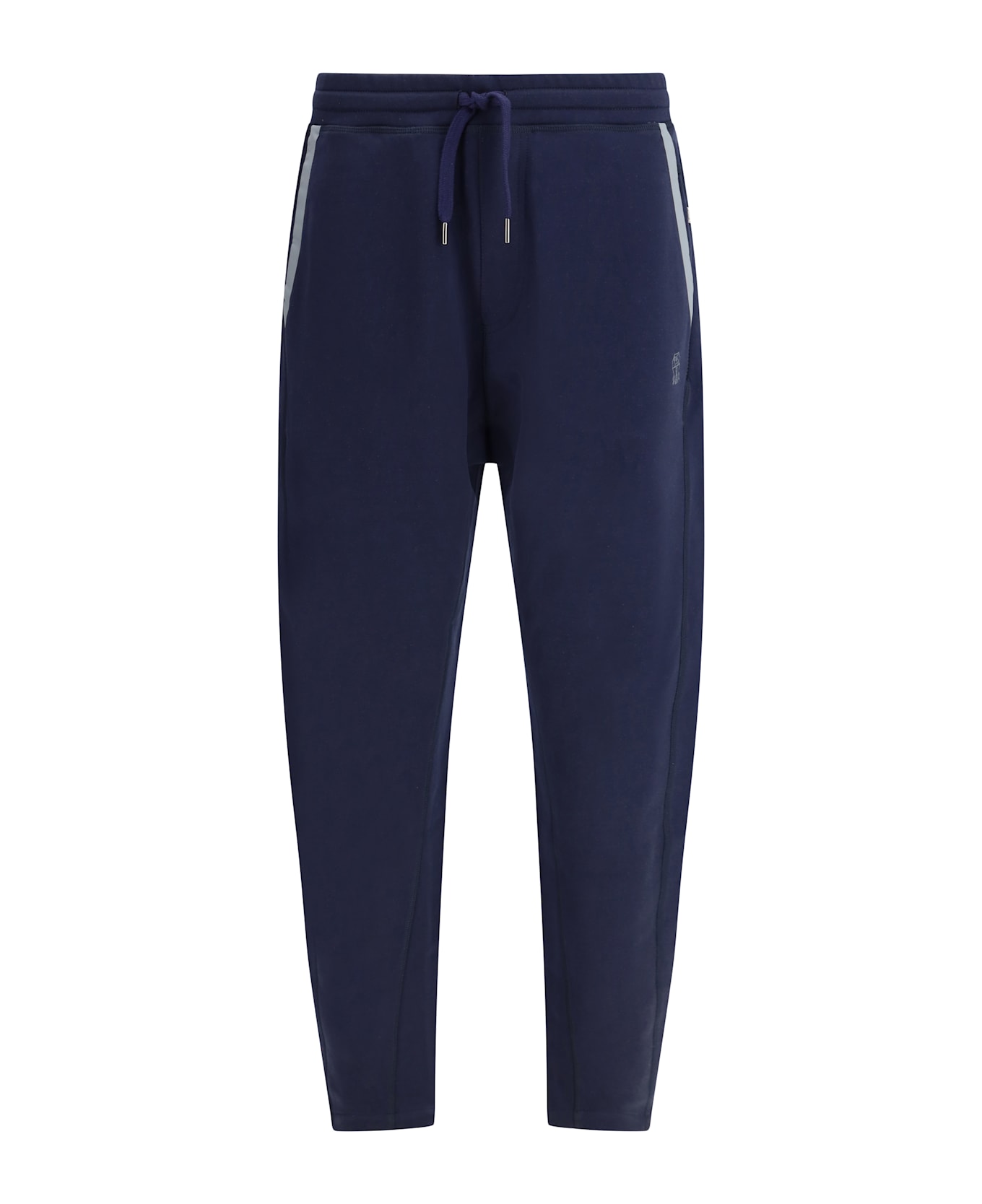 Brunello Cucinelli Logoed Sweatpants - BLUE
