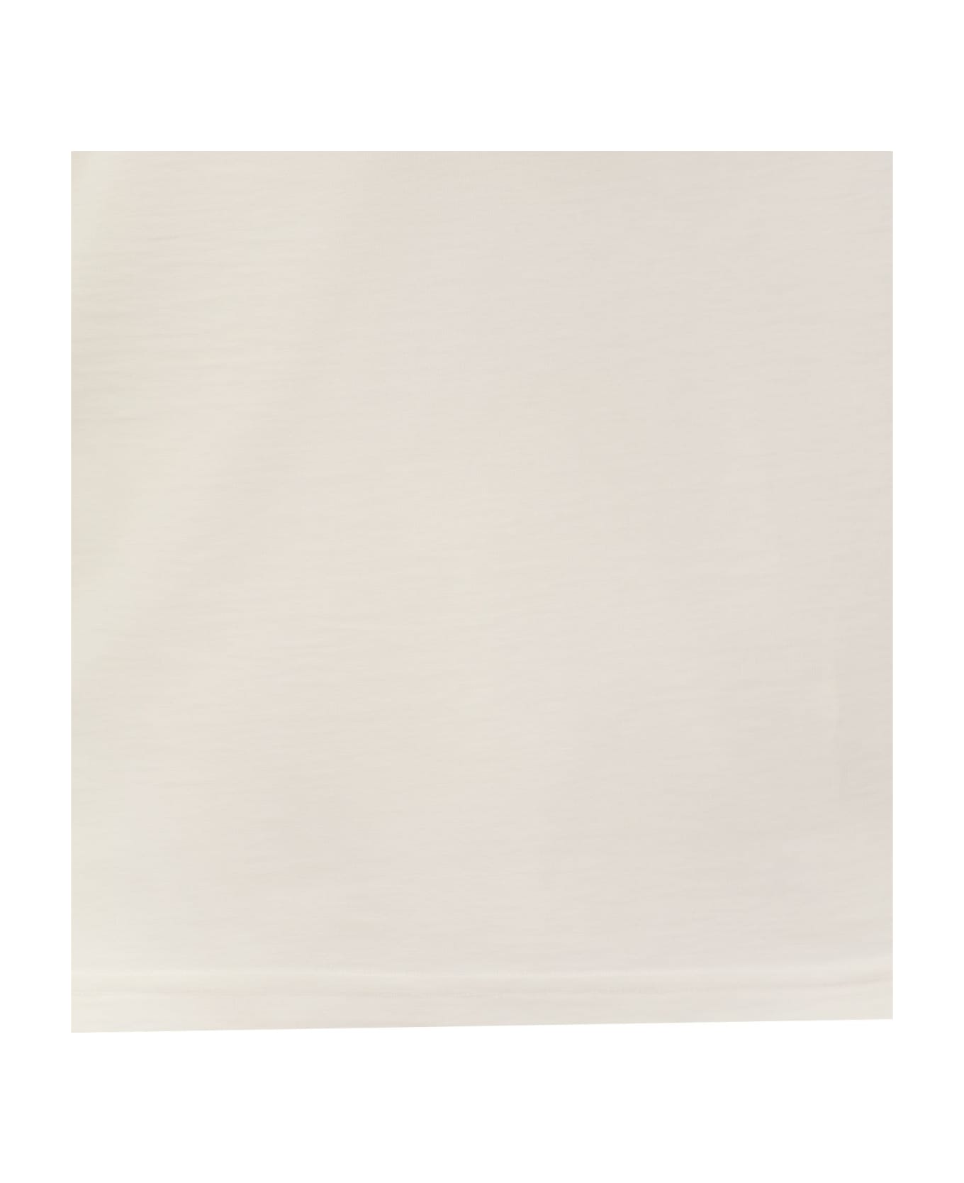 PT Torino White Silk Blend T-shirt - BIANCO