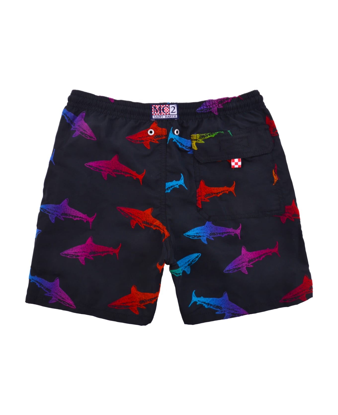 MC2 Saint Barth Shorts Swimsuit With Print - Multicolor