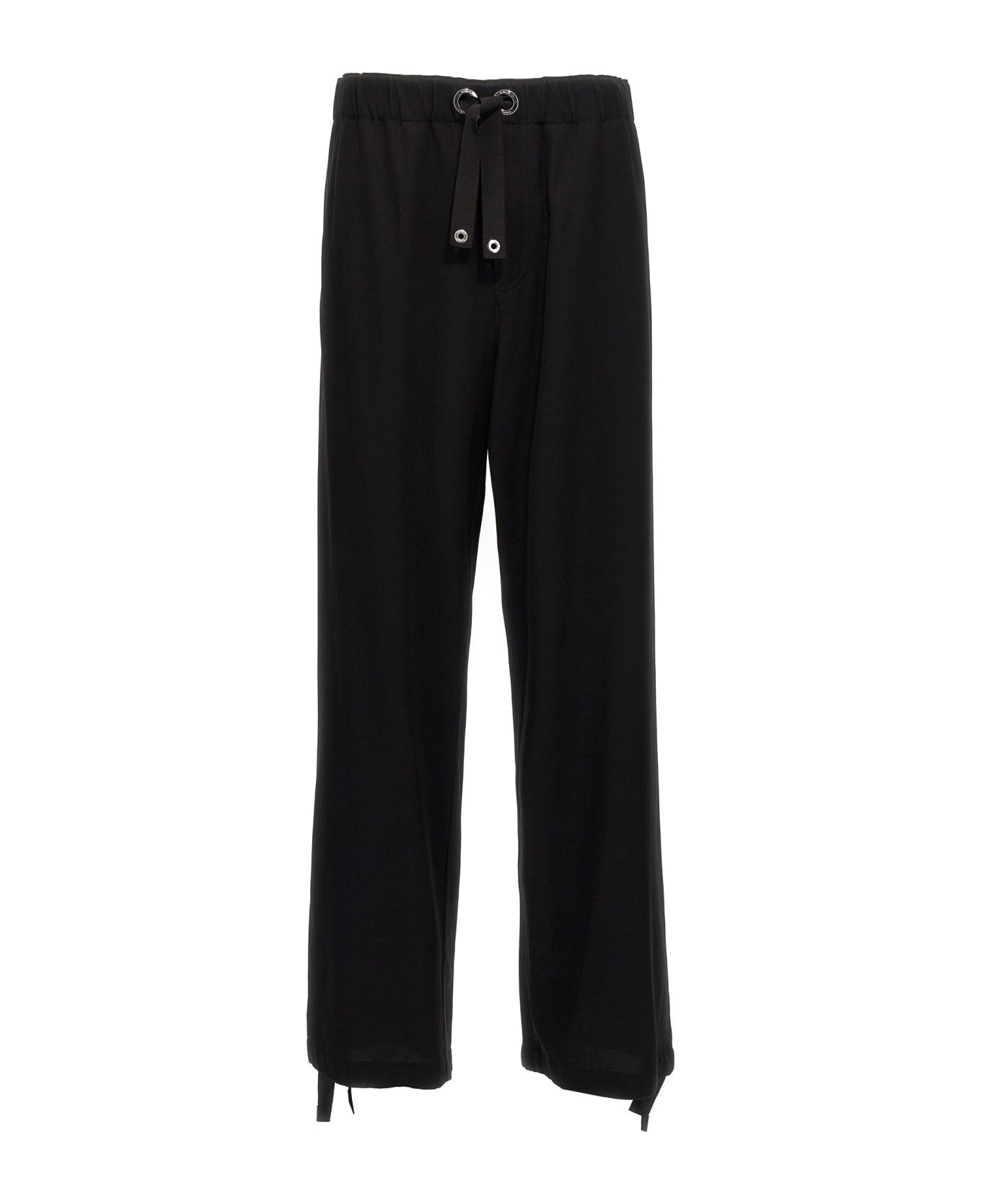 Versace Twill Pants - Black スウェットパンツ