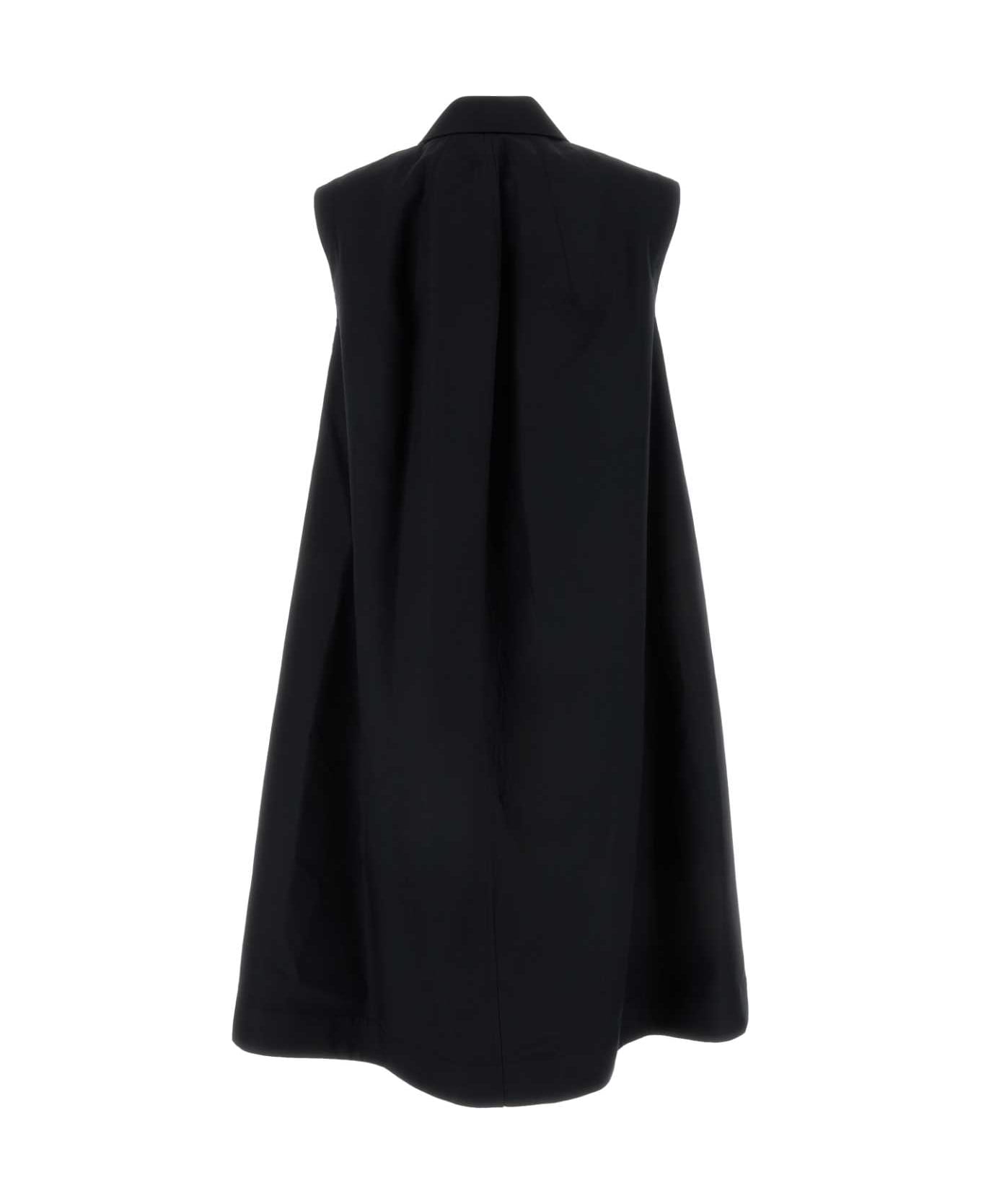 Marni Black Cotton Overcoat - 00N99