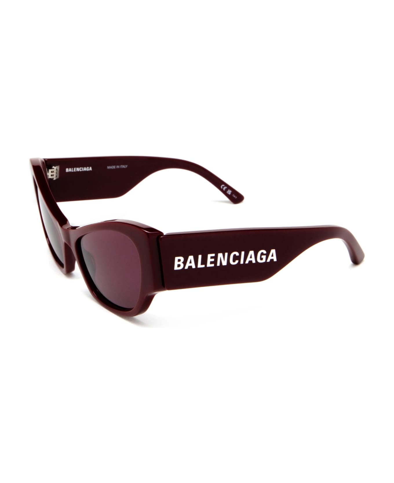Balenciaga Eyewear Bb0259s Burgundy Sunglasses - Burgundy