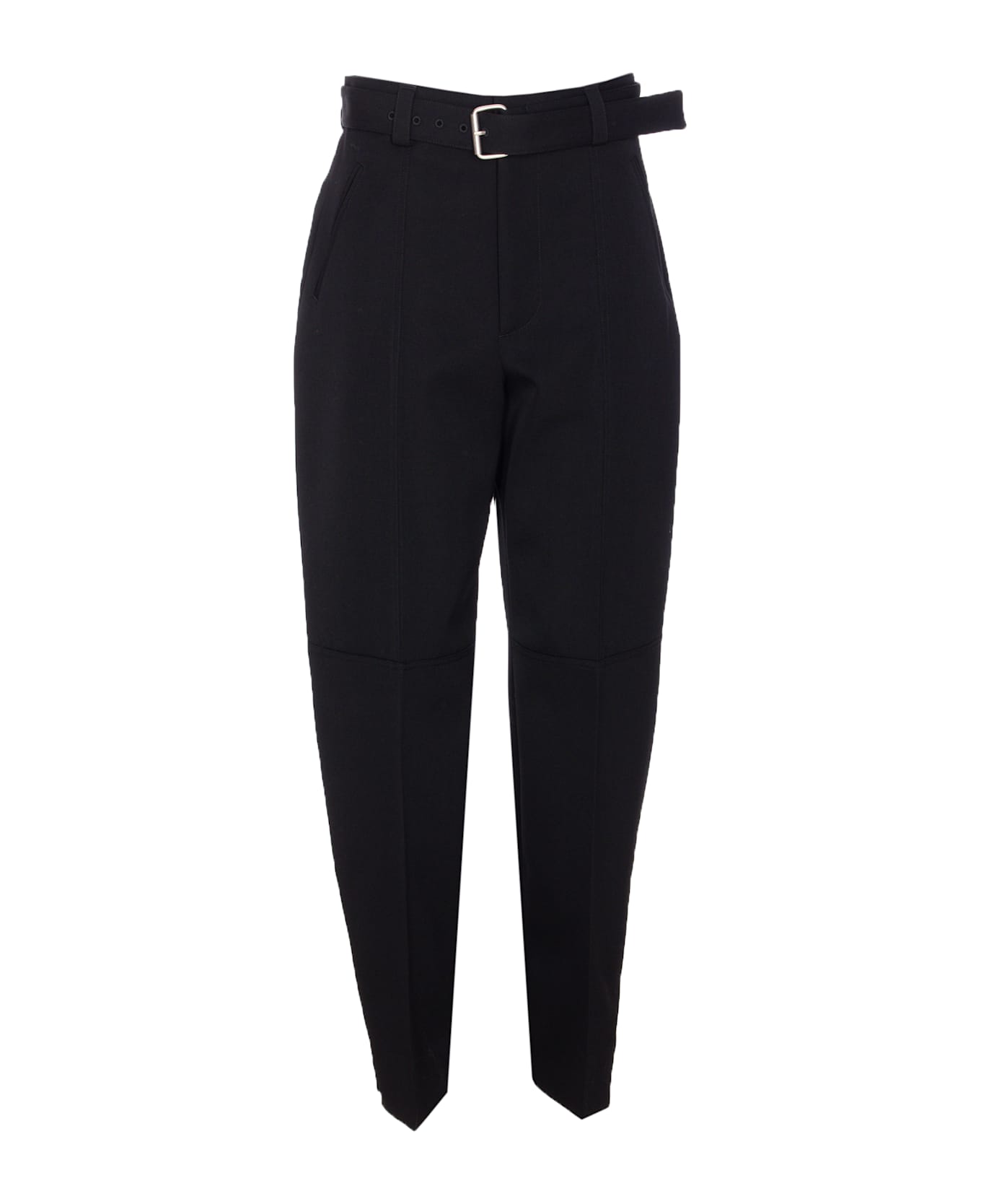 Bottega Veneta Cotton Twill Pants - BLACK