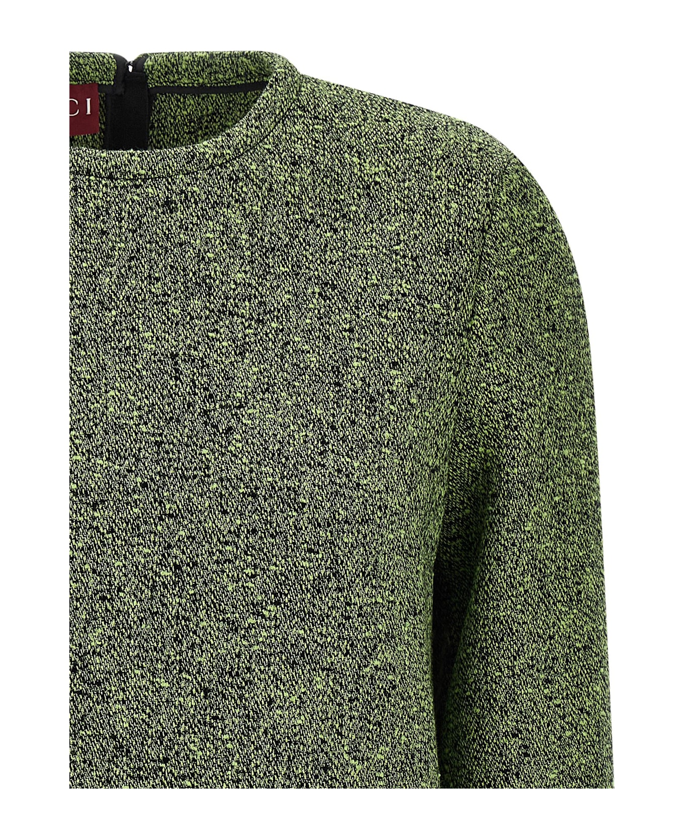 Gucci 'mouliné' Dress - Green