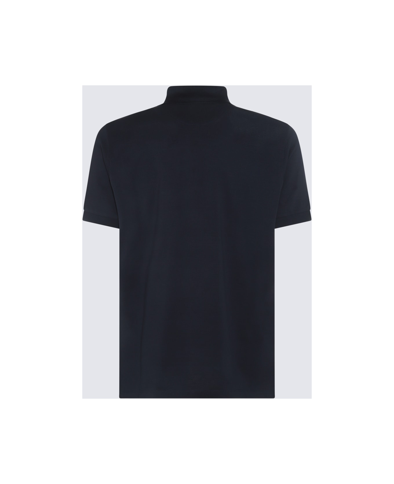 Paul Smith Navy Blue Cotton Polo Shirt - Blue