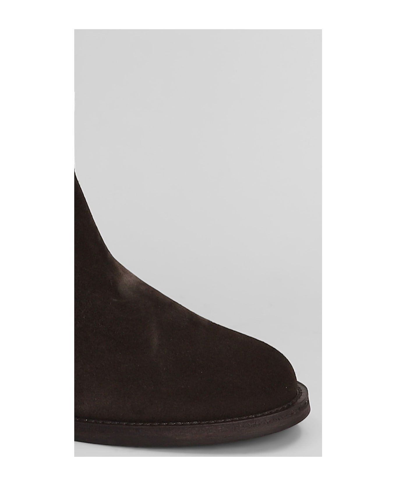 Via Roma 15 In Dark Brown Suede - dark brown