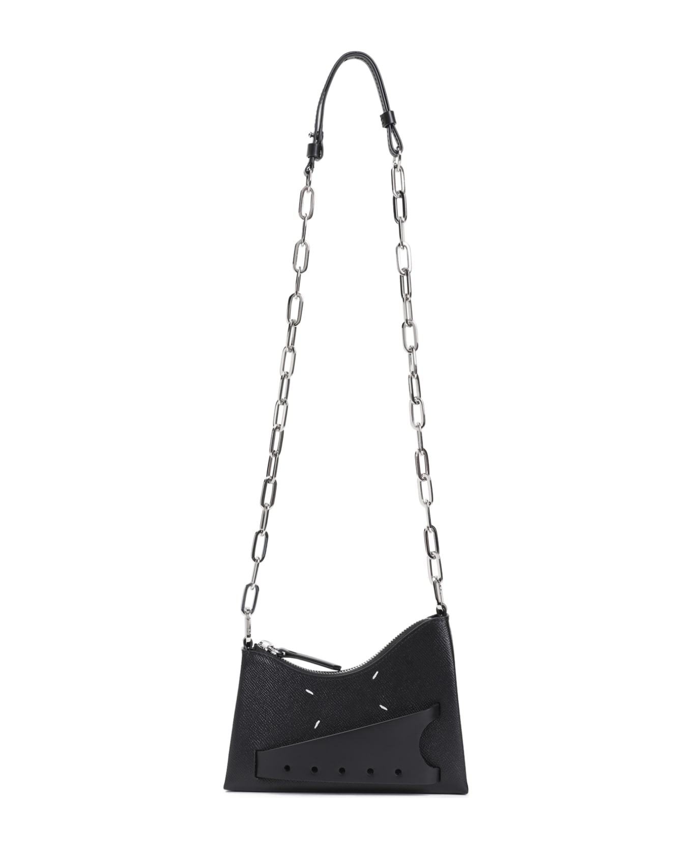 Maison Margiela Snatched Micro Hobo Bag - Black