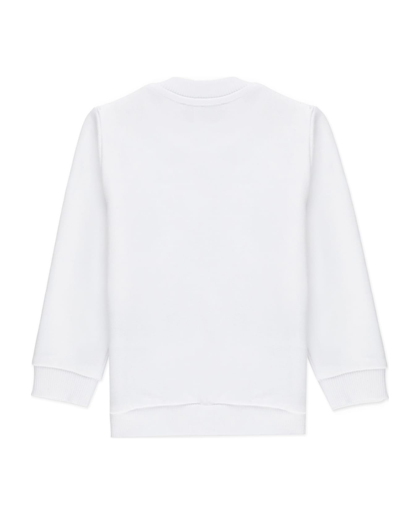 Moschino Cotton Sweatshirt - White ニットウェア＆スウェットシャツ