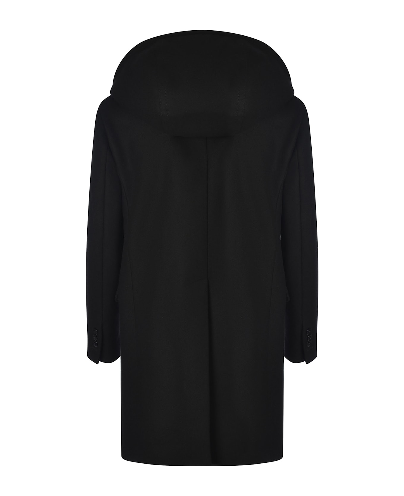 Dsquared2 Coat Dsquared2 Made Of Virgin Wool - Black