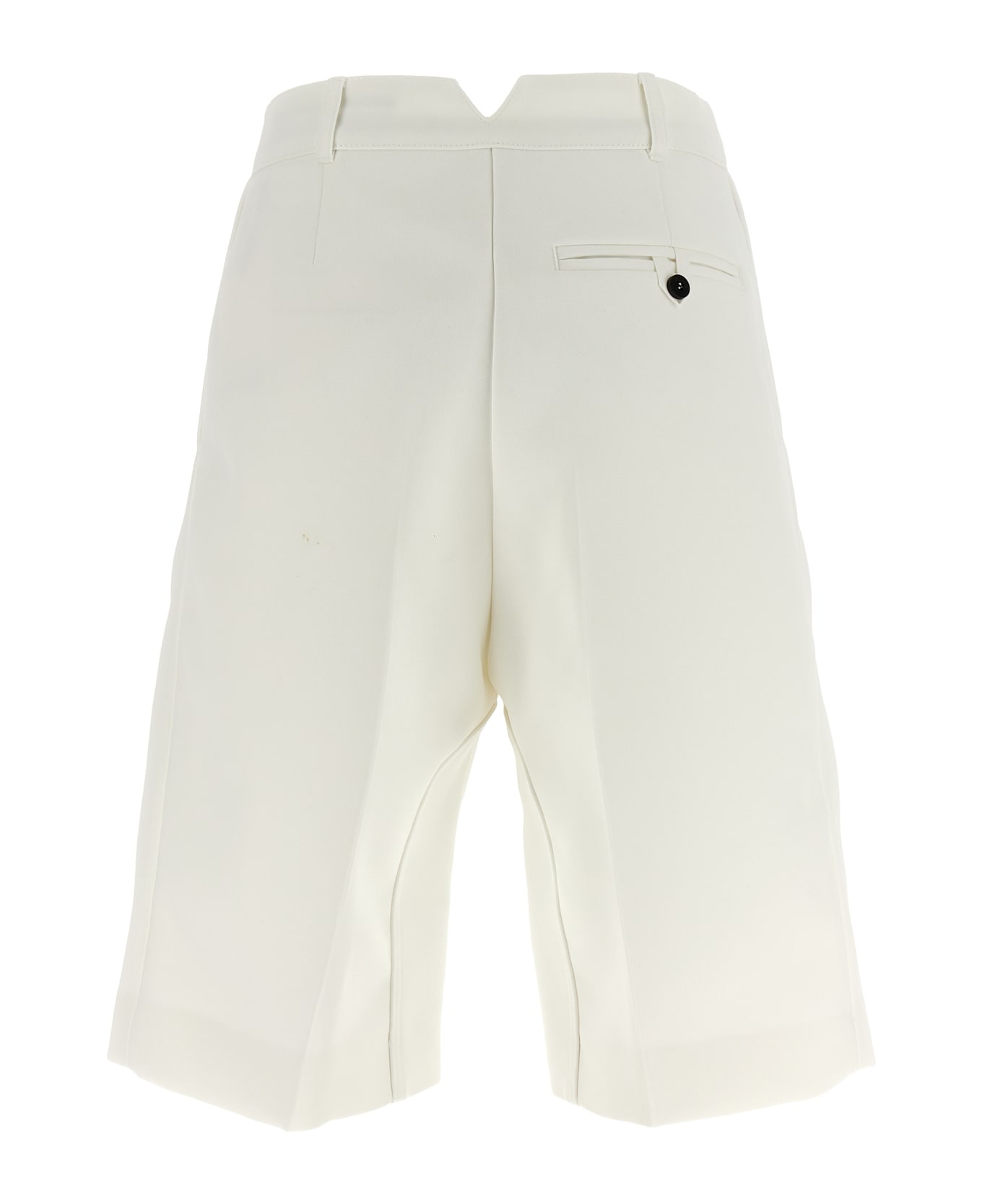 Jacquemus 'le Bermuda Ovalo' Bermuda Shorts - White