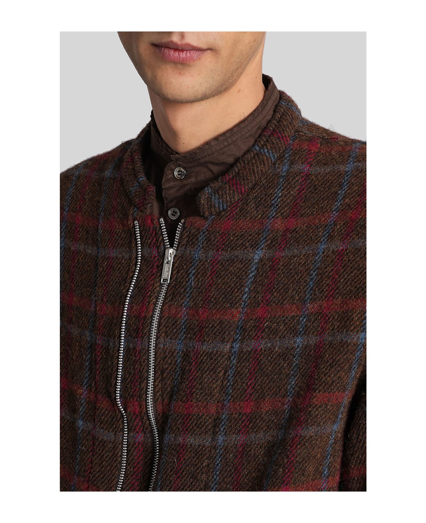 Undercover Jun Takahashi Casual Jacket In Brown Wool - brown