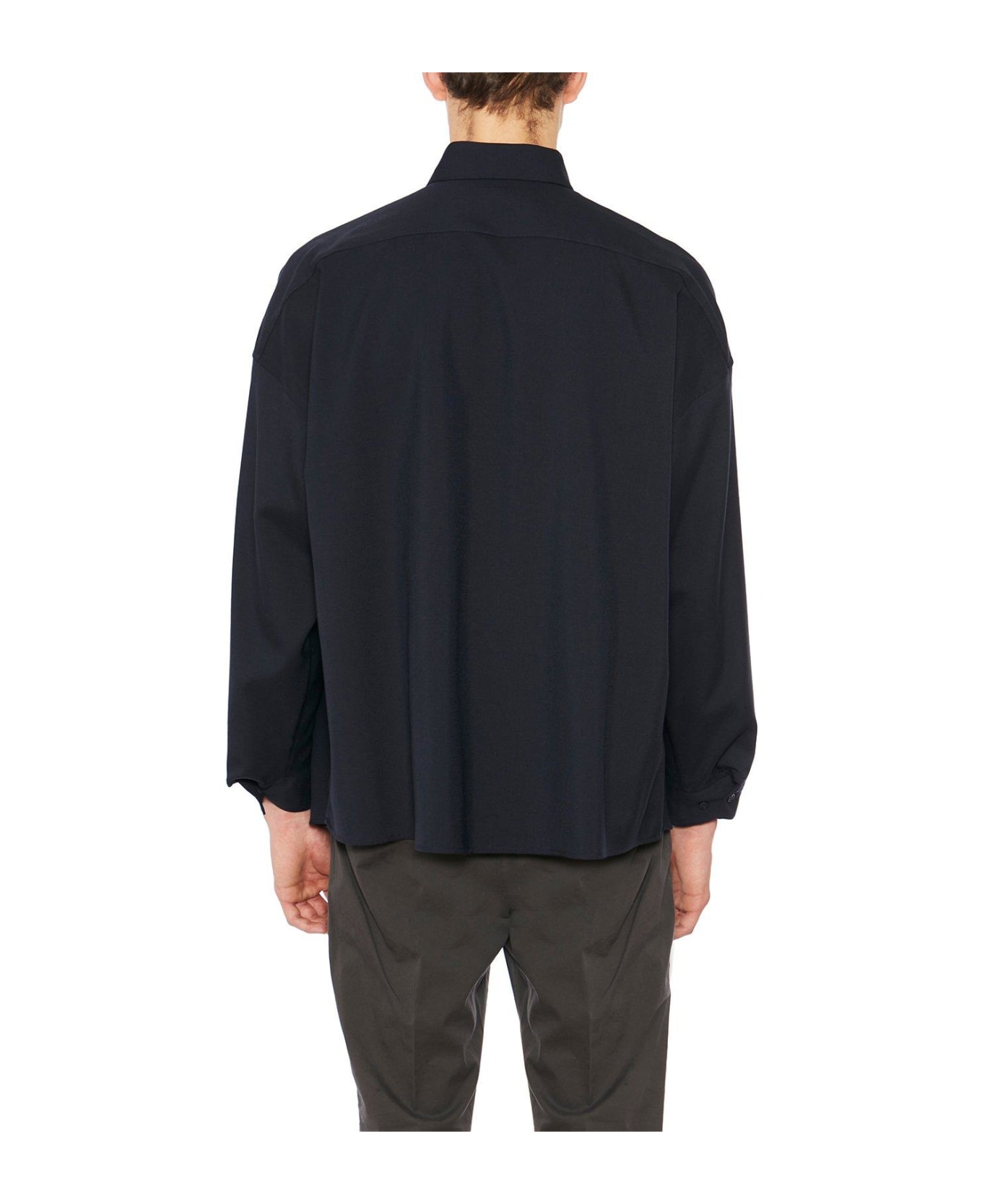 Marni Long-sleeved Button-down Shirt - Black