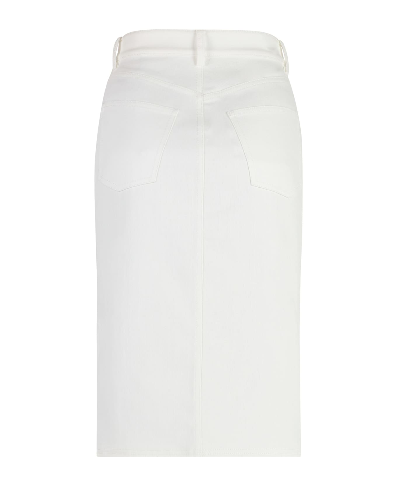 Alfieri 
St.John Denim Skirt - White