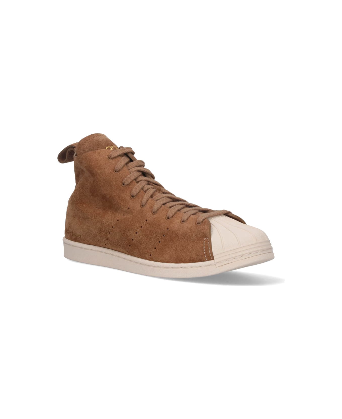 Adidas Originals by Wales Bonner Superstar Hi Sneakers - Brown スニーカー