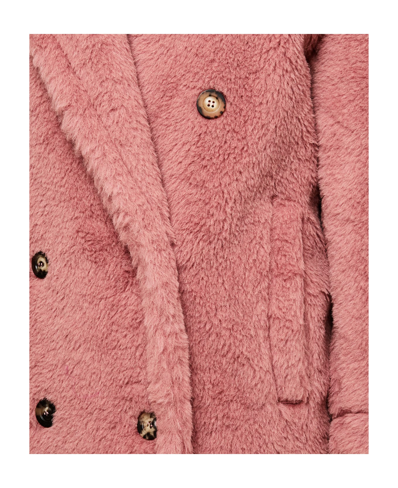 Max Mara Zitto Double-breasted Wool Coat - Antique Rose