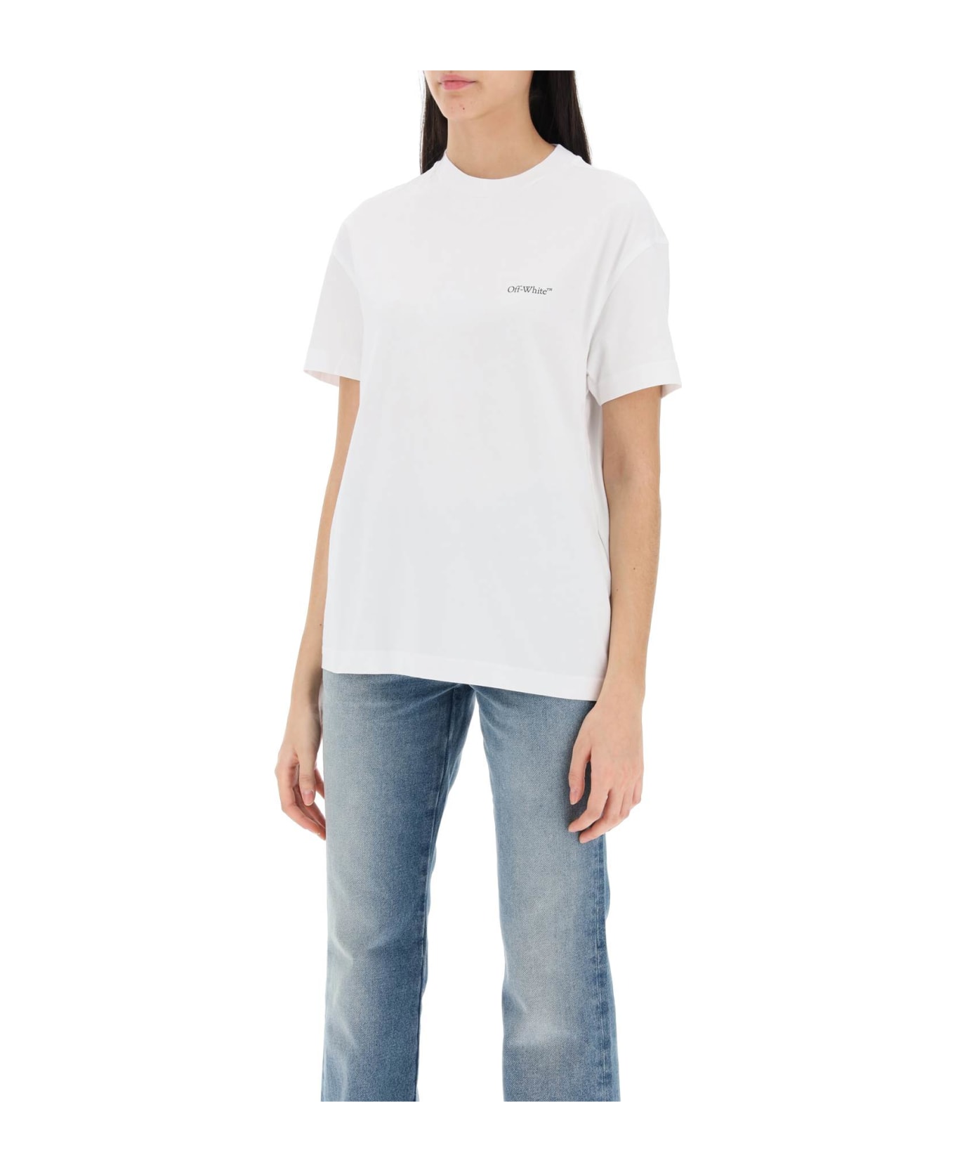 Off-White X-ray Arrow Crewneck T-shirt - White Multicolor