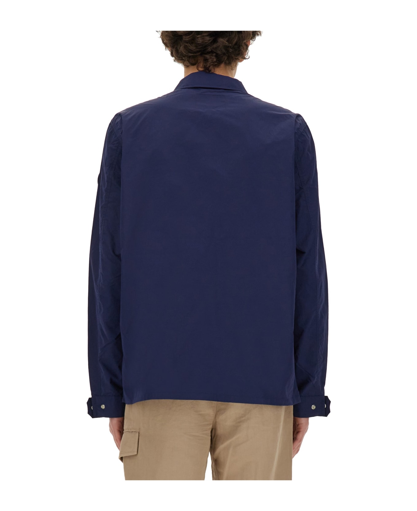 Woolrich Nylon Shirt - Maritime Blue