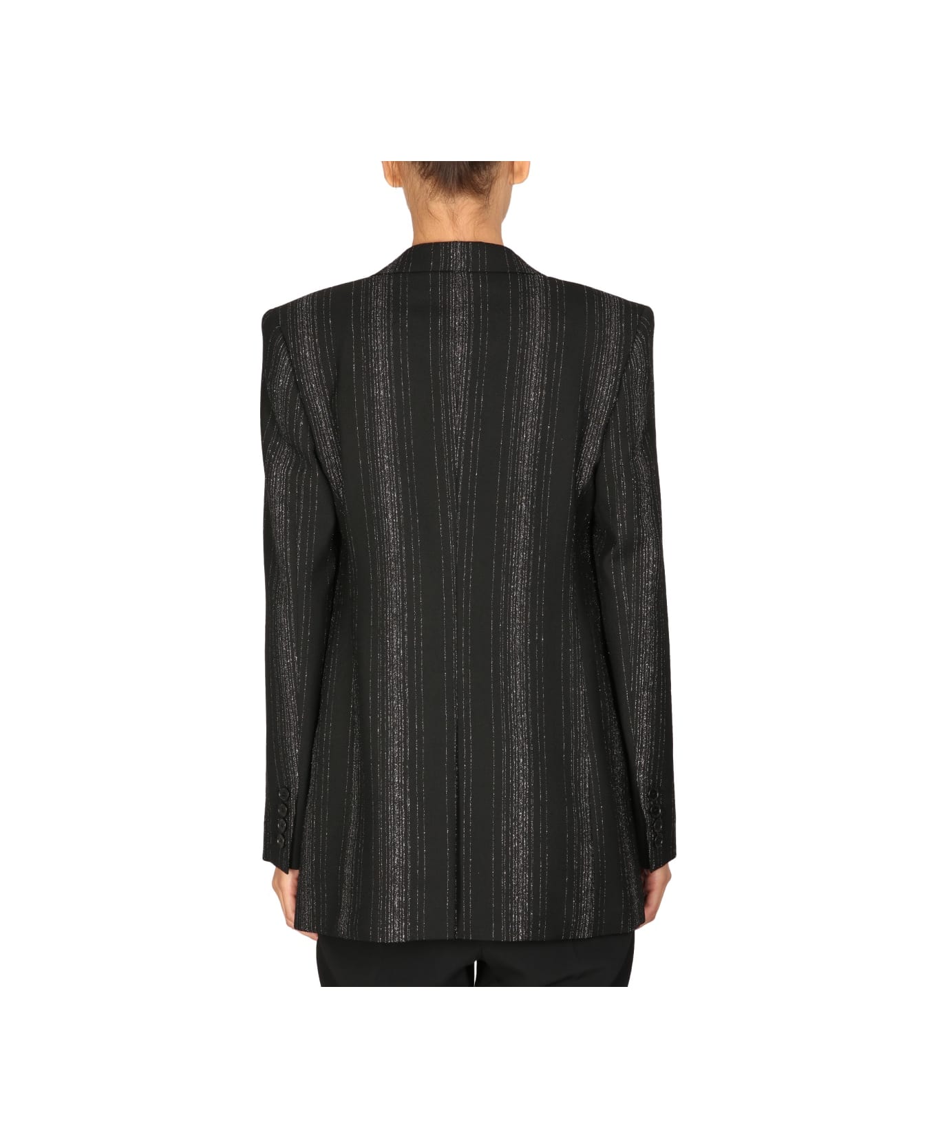 Stella McCartney Striped Tailored Jacket - BLACK