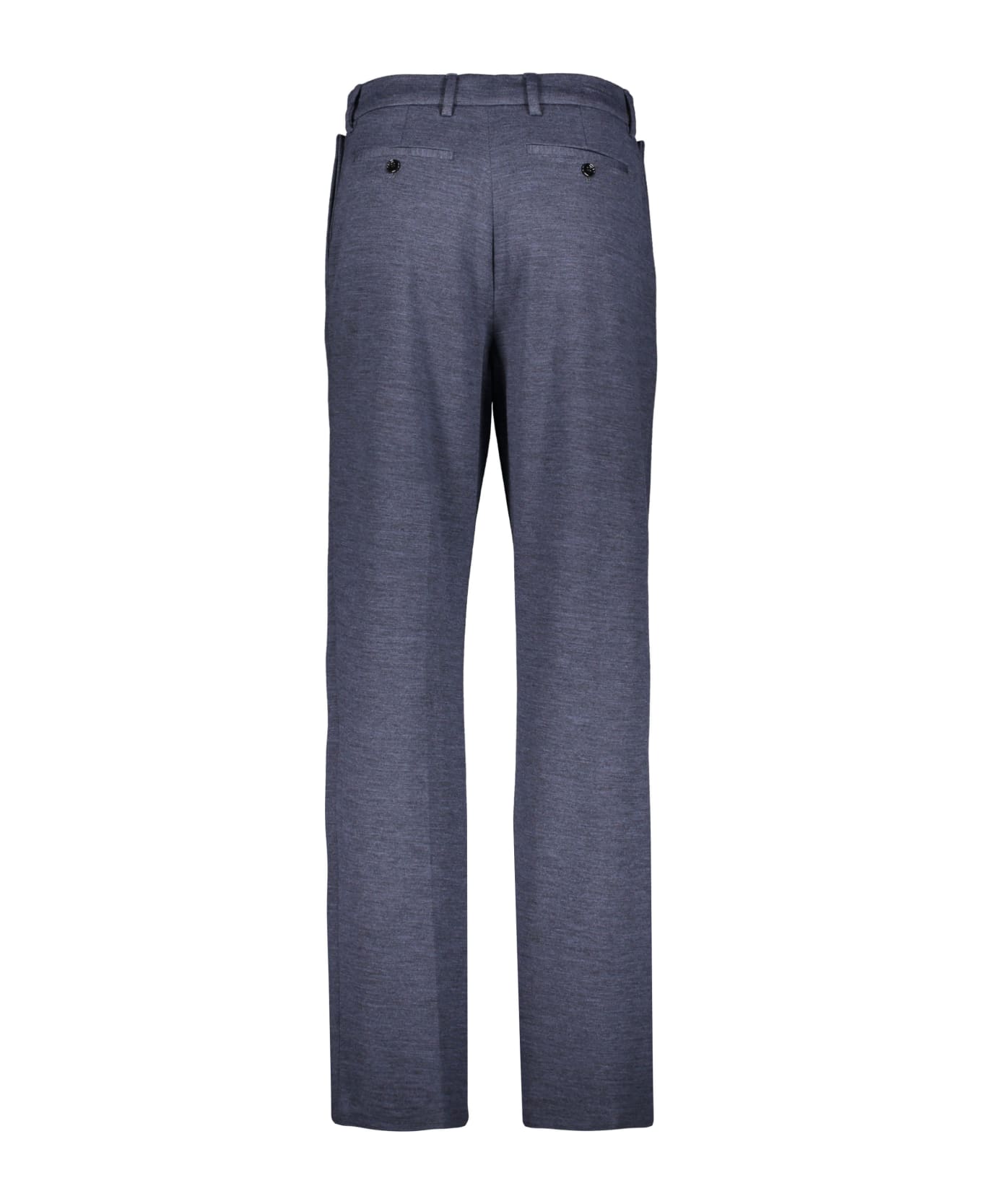 Burberry Wool Trousers - blue ボトムス