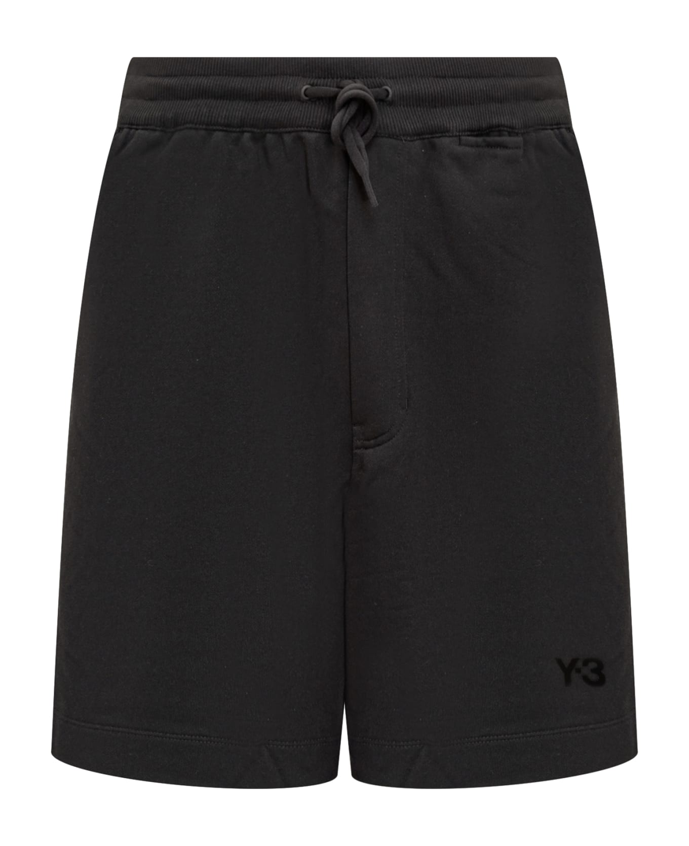 Y-3 Shorts With Logo - BLACK