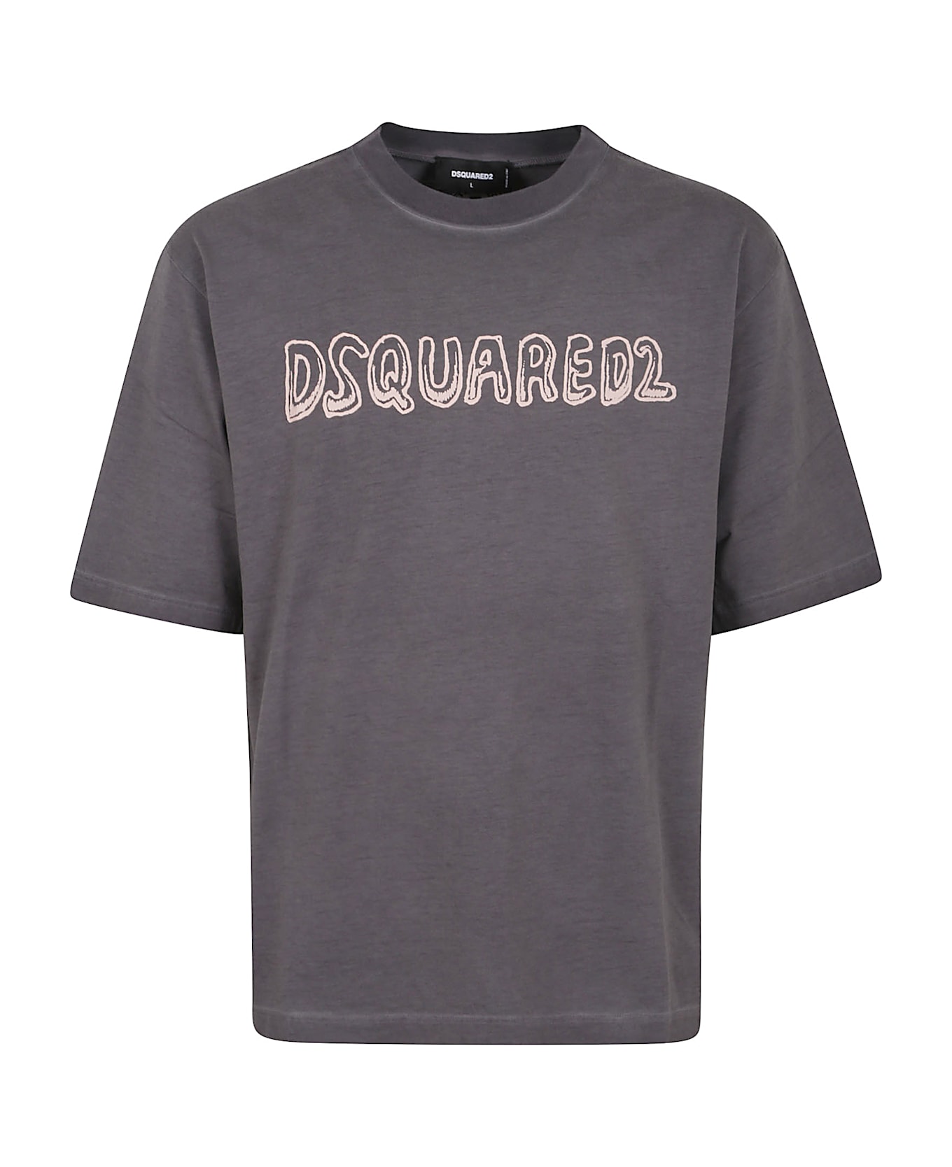 Dsquared2 Dark Grey Cotton T-shirt