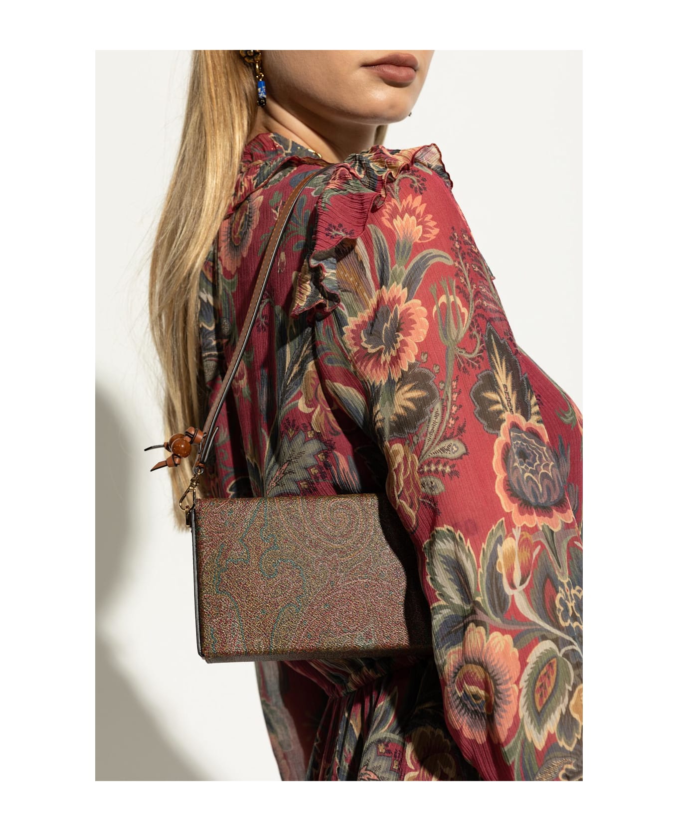 Etro Shoulder Bag - RED/GREEN