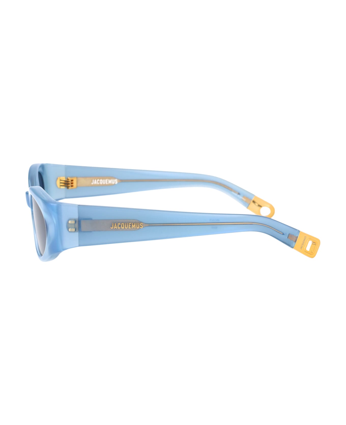 Jacquemus Ovalo Sunglasses - 05 BLUE PEARL/ YELLOW GOLD/ GREEN