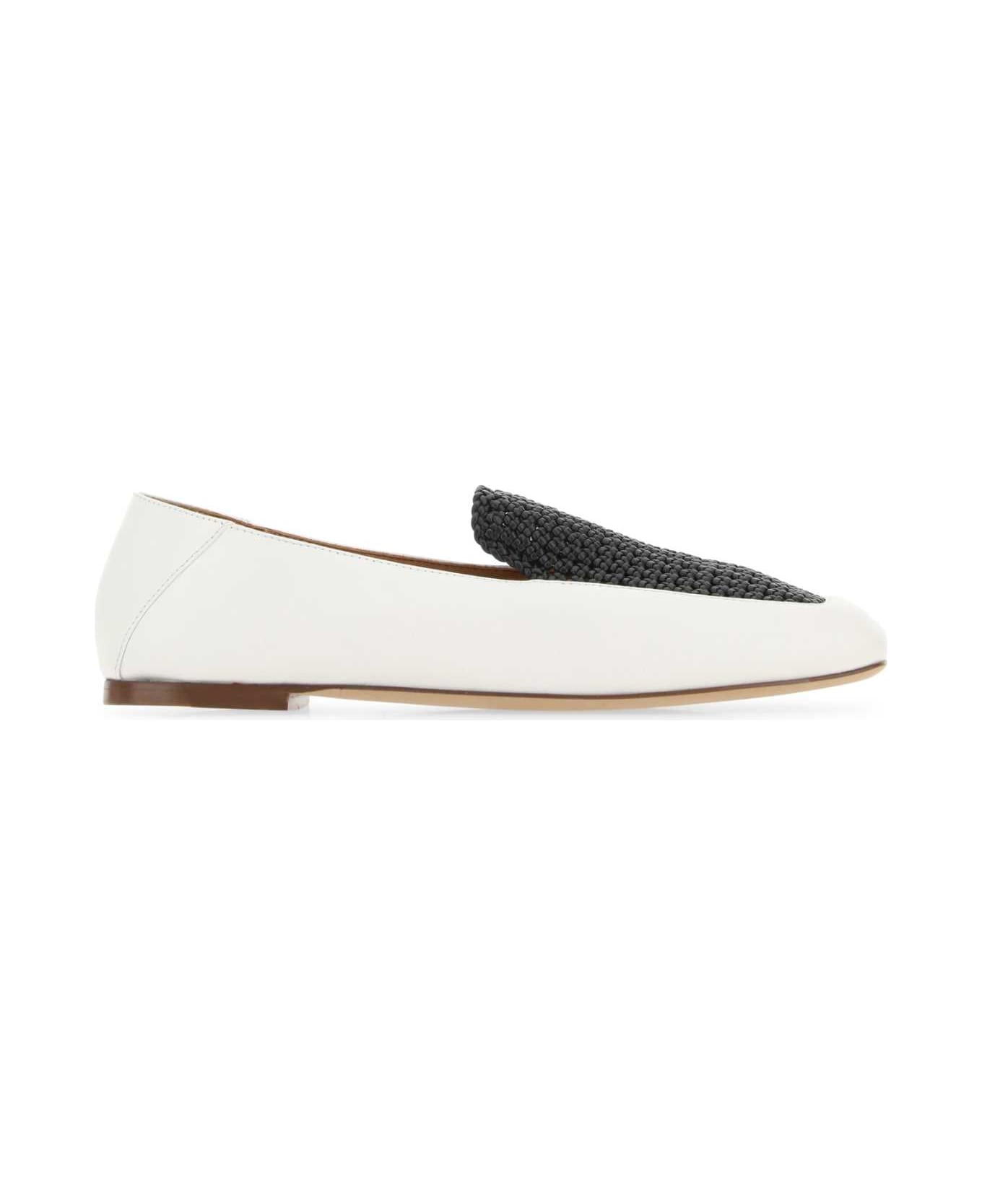 Chloé Two-tone Leather Olene Loafers - 90K
