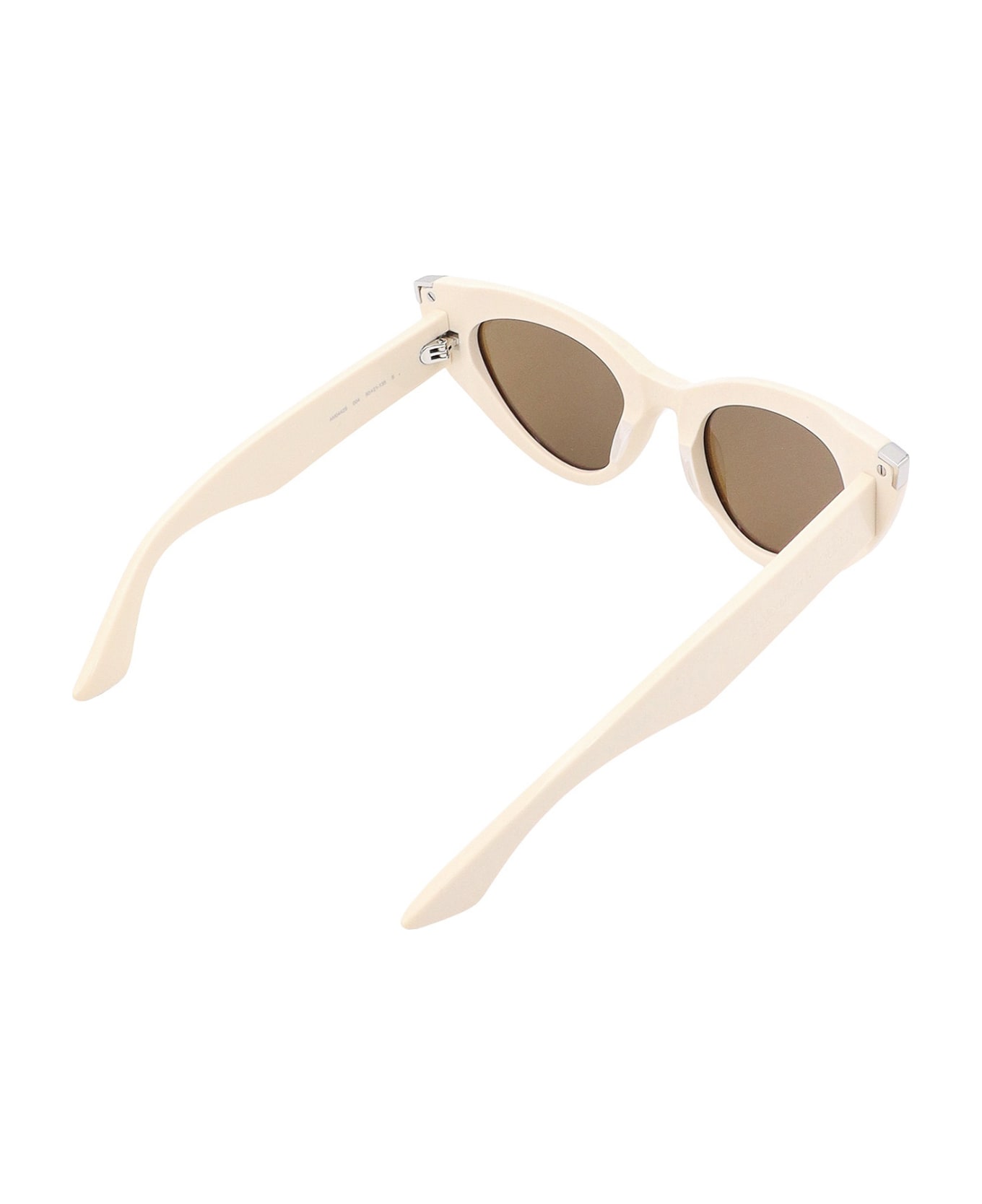 Alexander McQueen Punk Rivet Sunglasses - Beige サングラス