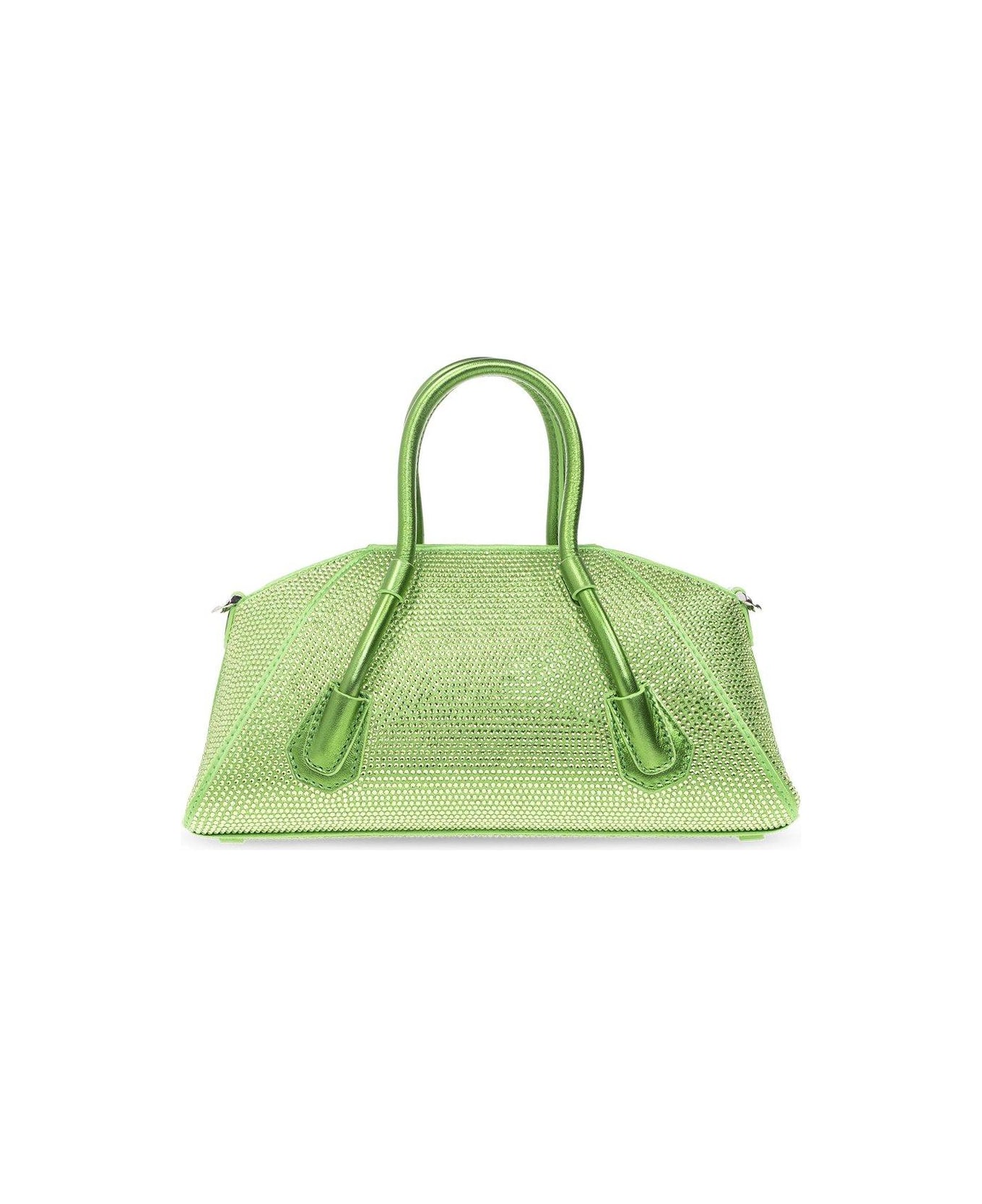 Givenchy Antigona Embellished Mini Top Handle Bag - ABSYNTHEGREEN
