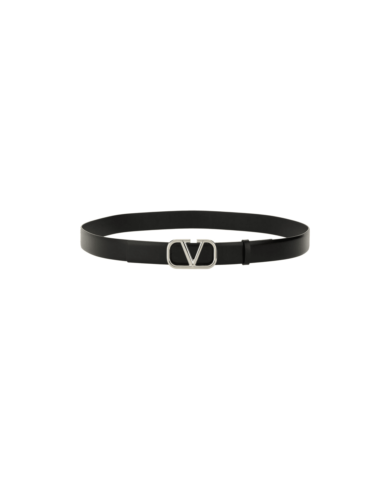 Valentino Garavani "vlogo Signature" Belt - BLACK
