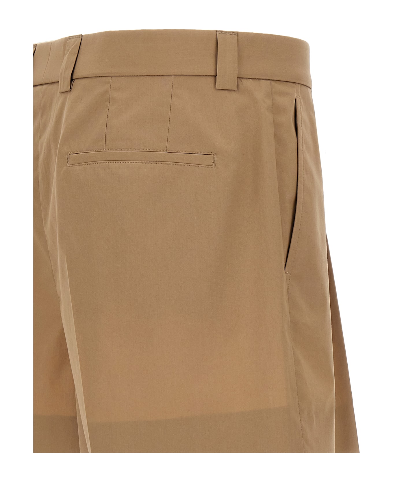 Gucci Cotton Shorts - Beige