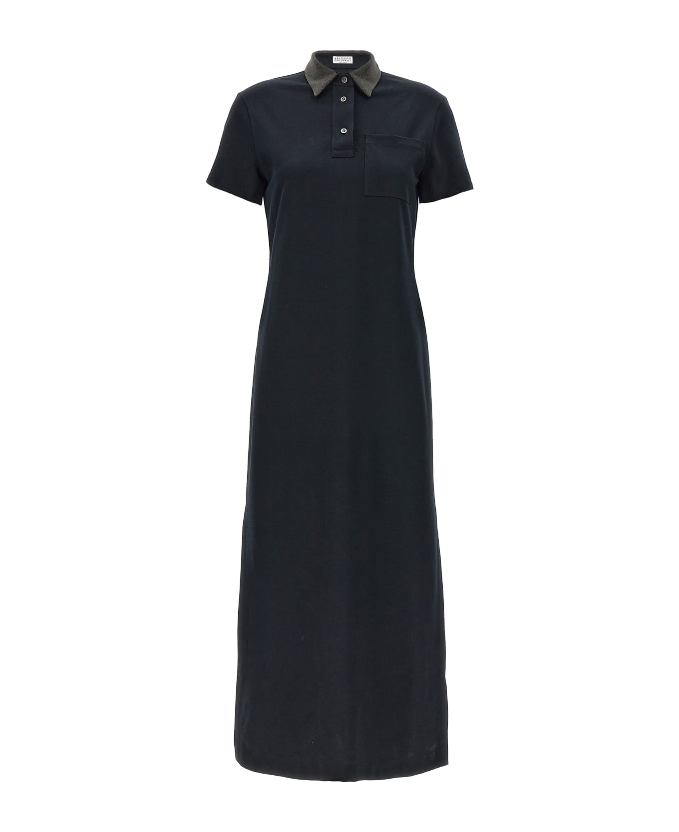Brunello Cucinelli 'monile' Maxi Dress - Black   ワンピース＆ドレス