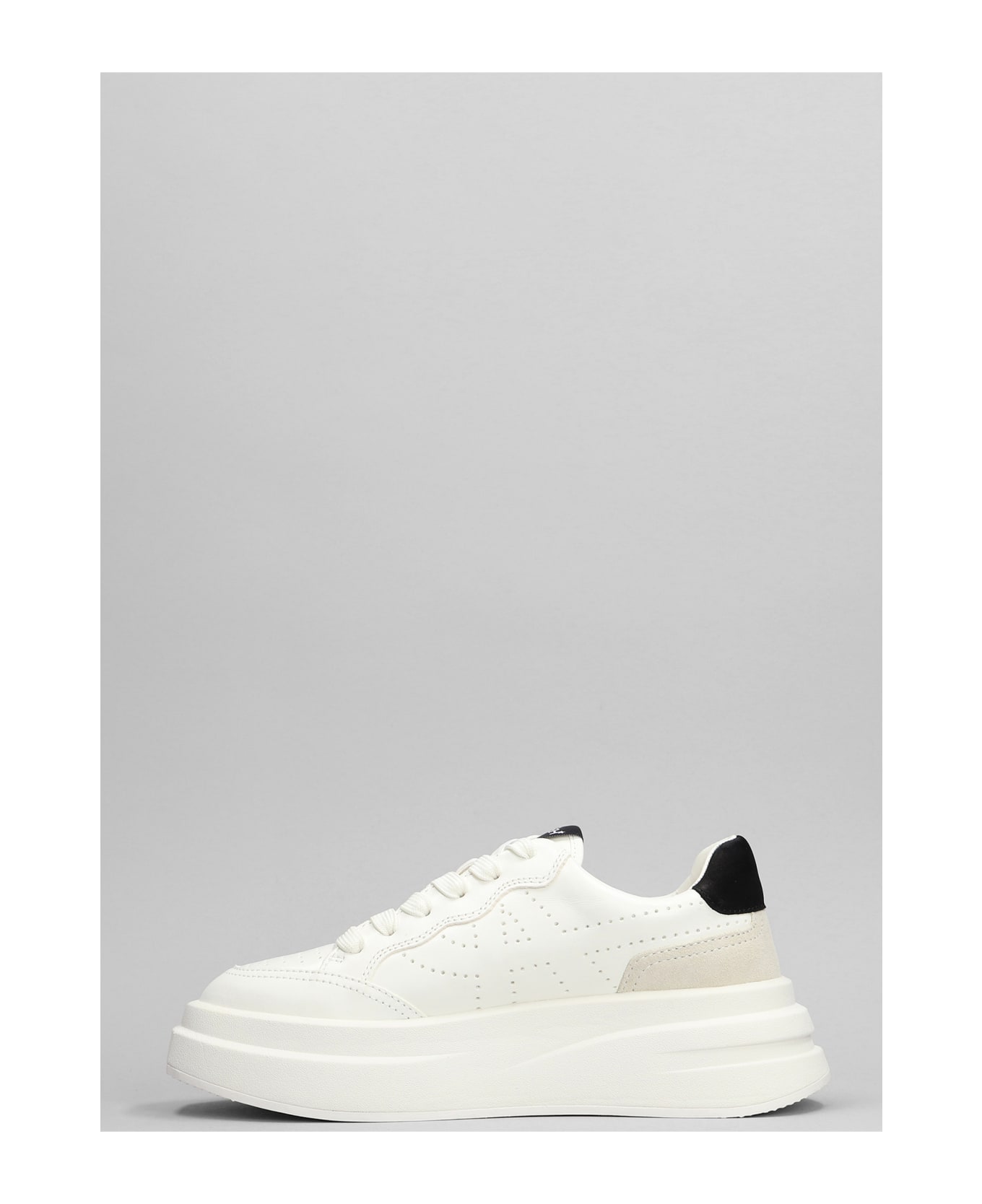 Ash Impuls Sneakers In White Leather - white ウェッジシューズ