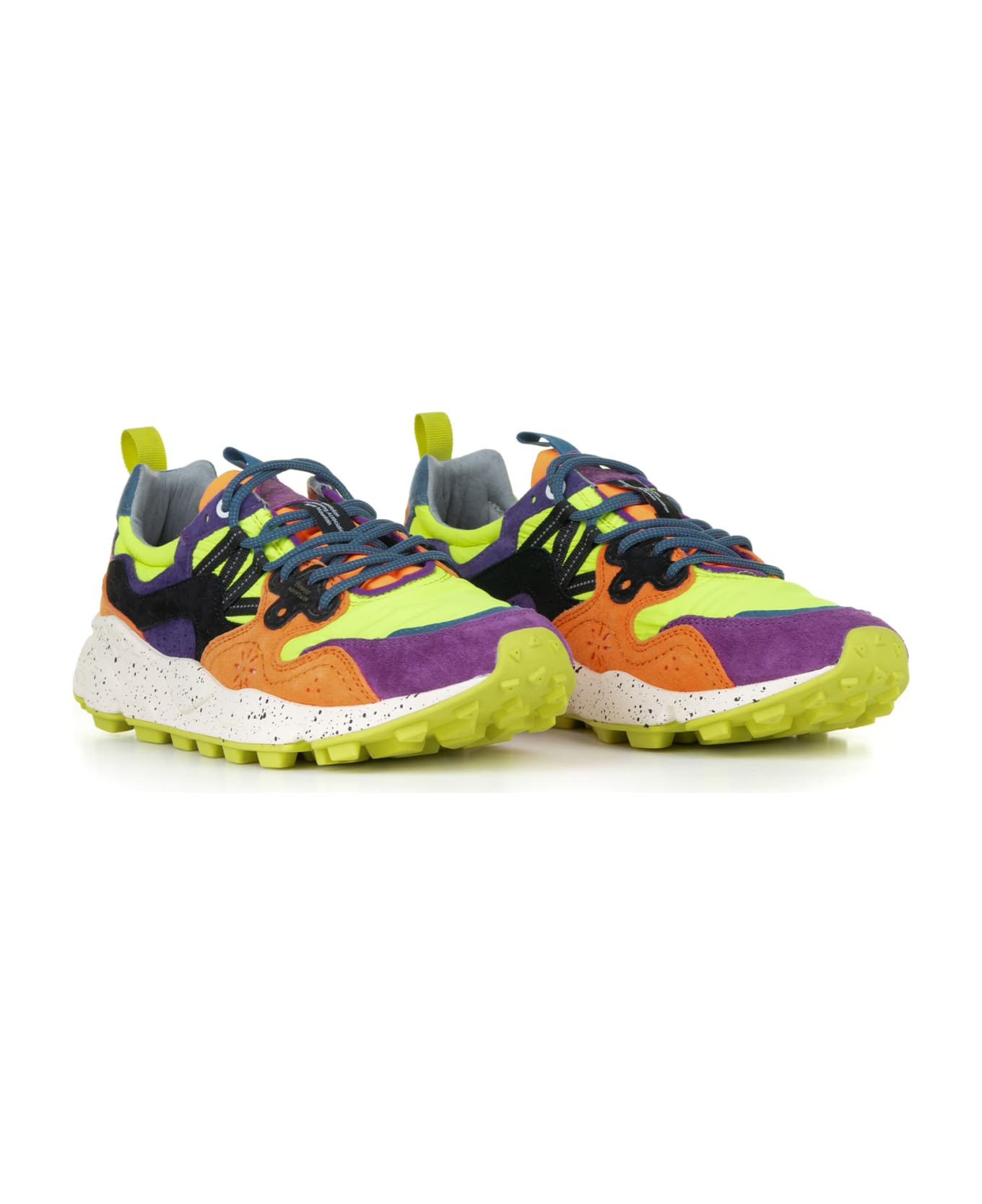 Flower Mountain Multicolored Yamano Sneakers - OCRA VIOLET