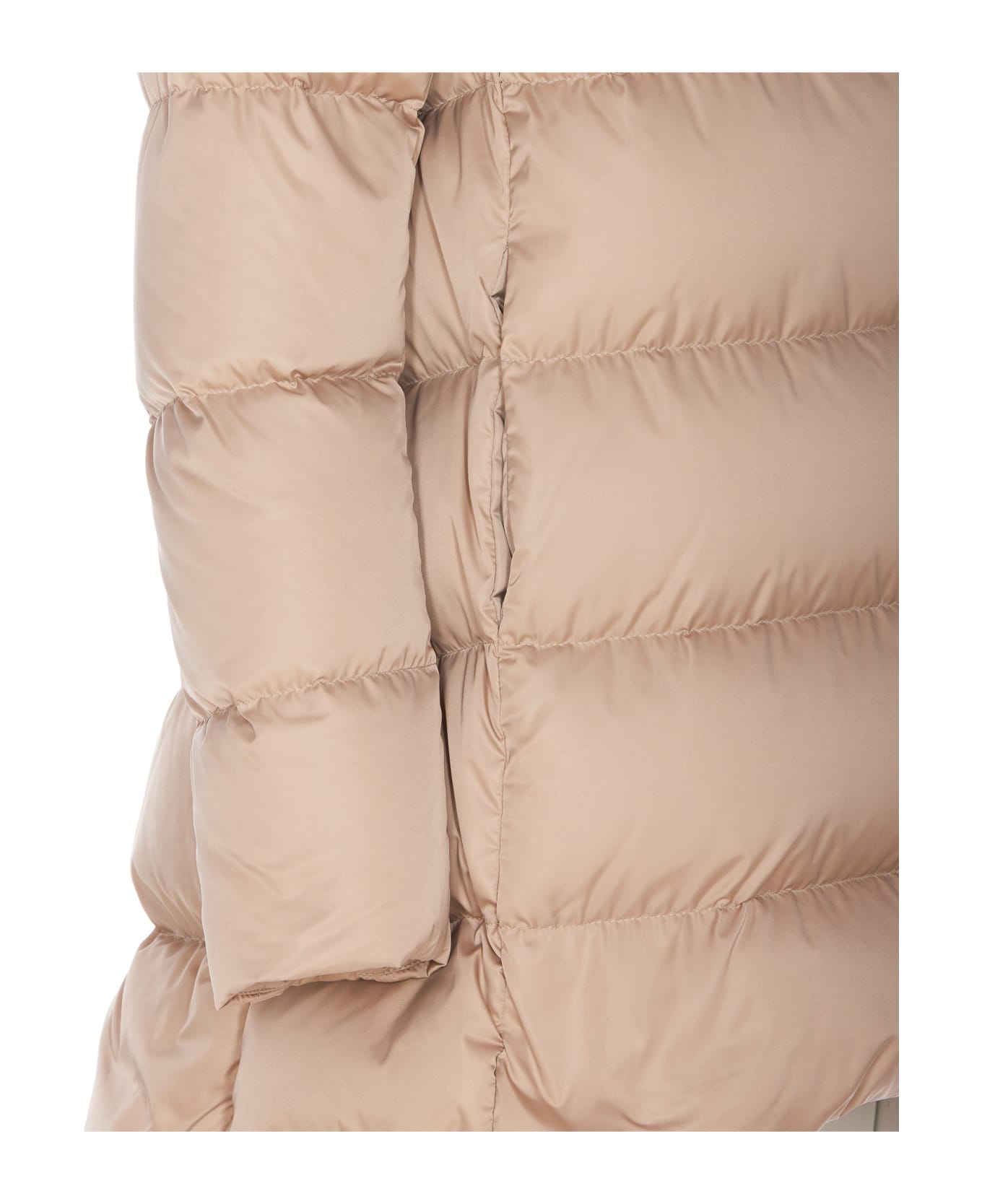 Herno A-shape Satin Down Jacket - Pink