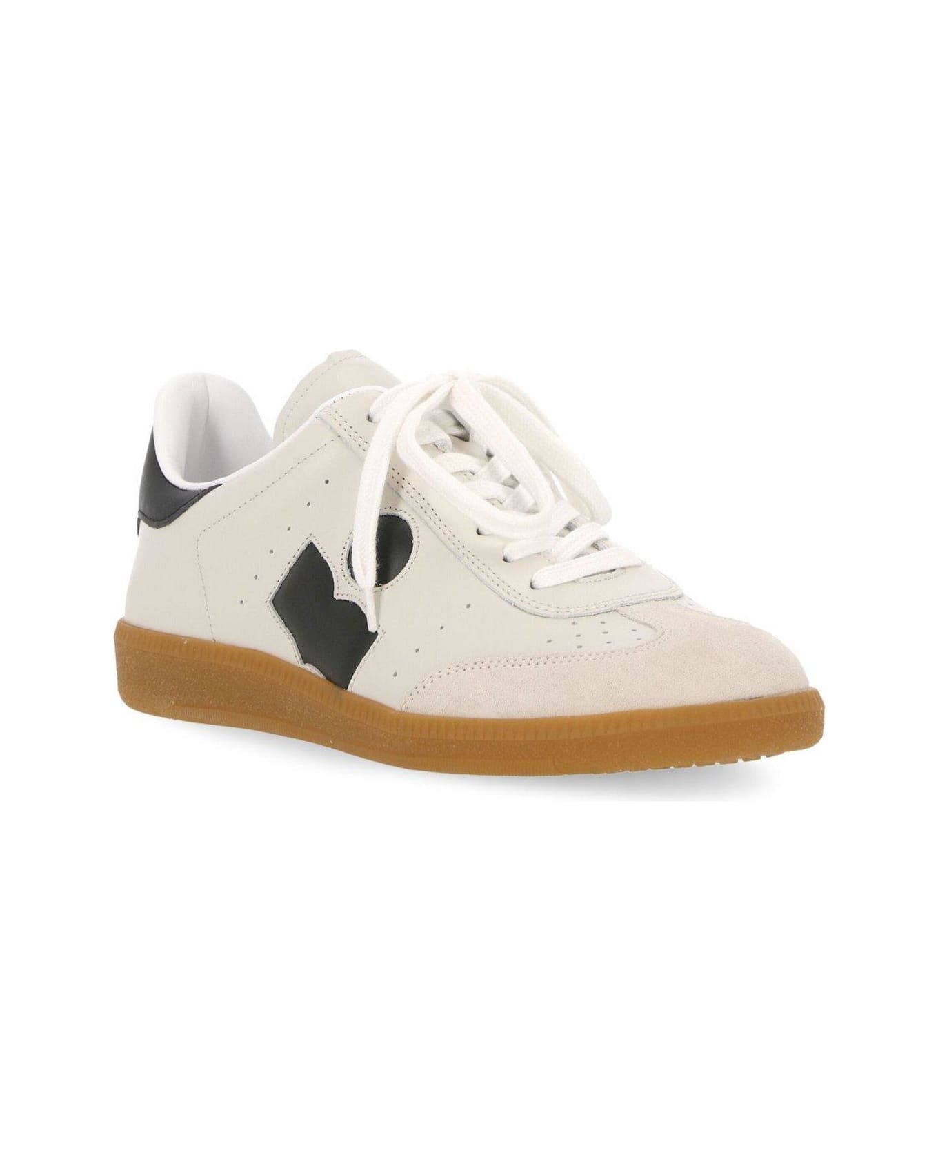 Isabel Marant Rhinestone-embellished Low-top Sneakers - White スニーカー