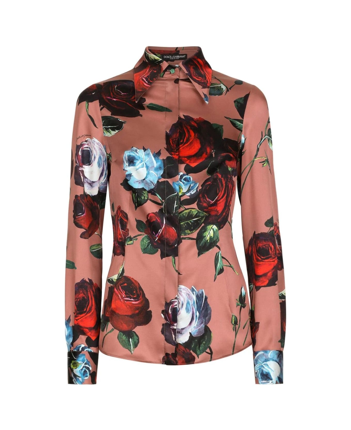Dolce & Gabbana Camicia St Rose Vintage - Ayt Fondo Rosa