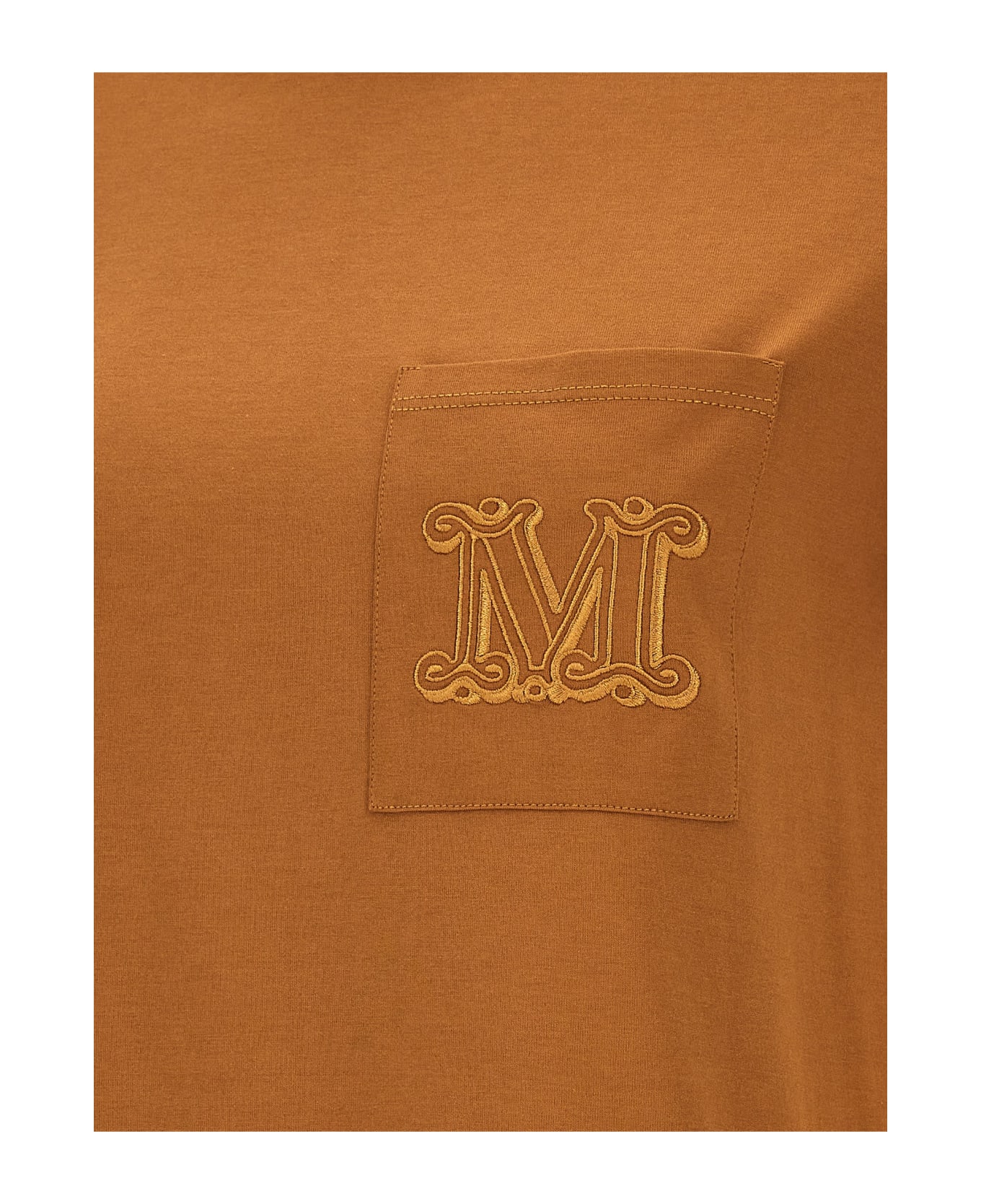 Max Mara 'papaia' T-shirt - Leather Brown