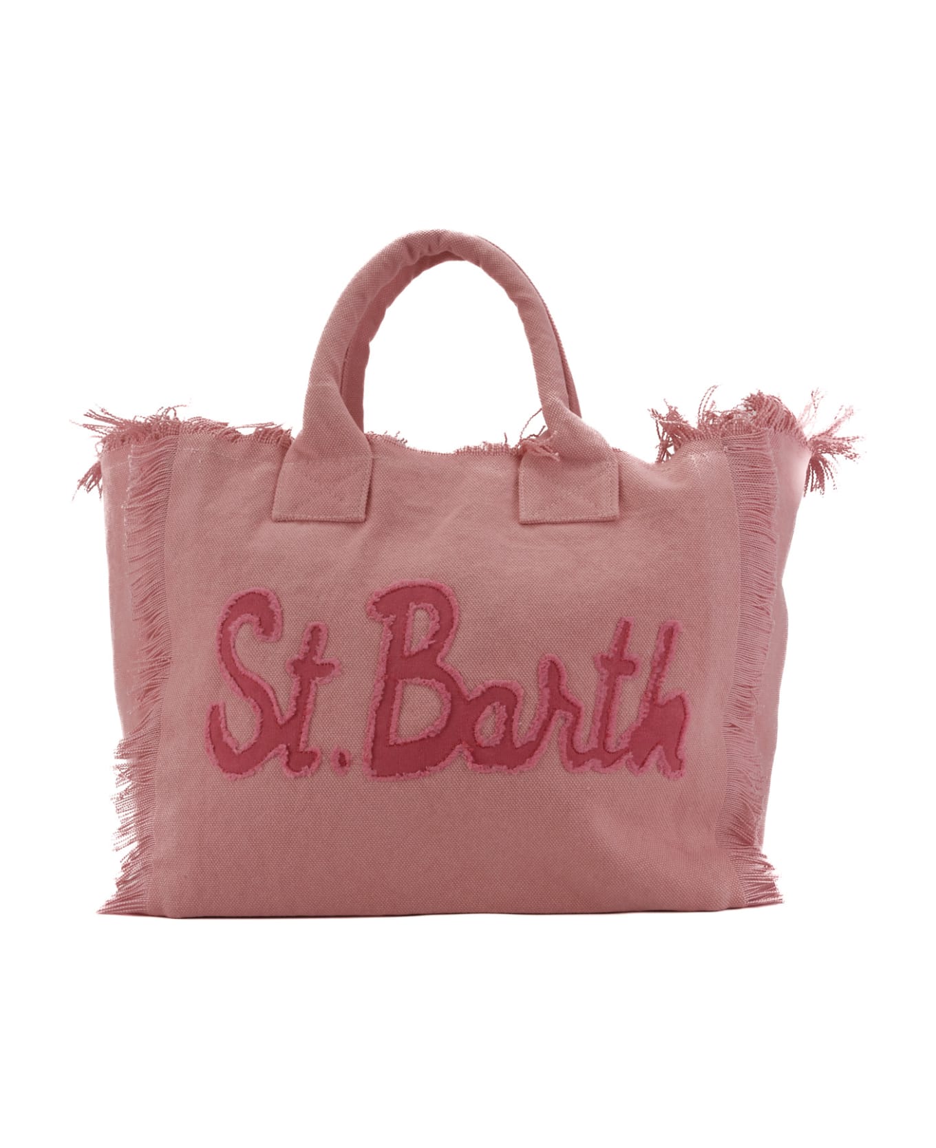 MC2 Saint Barth Vanity Patch Bag In Canvas - Rosa