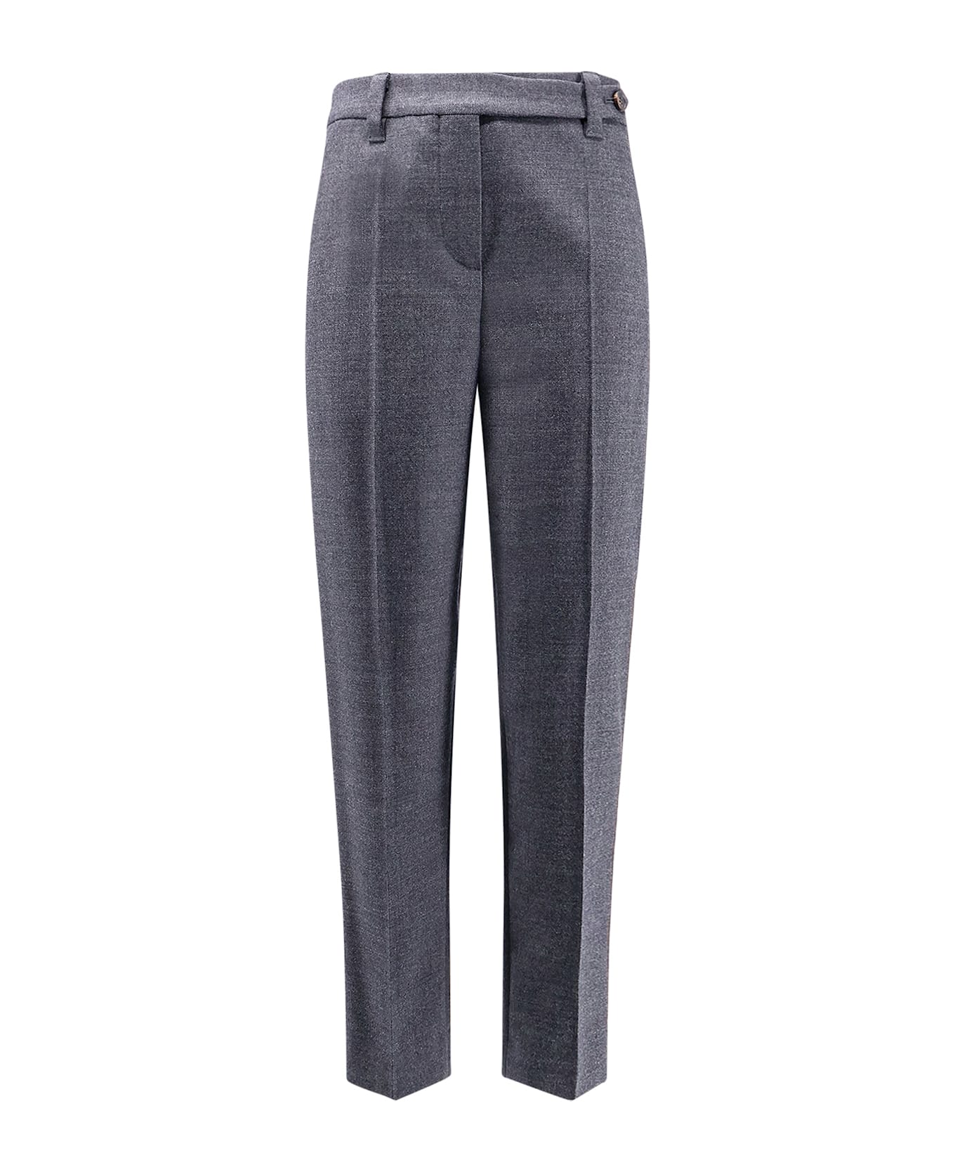 Brunello Cucinelli Grey Wool Pants - Grey