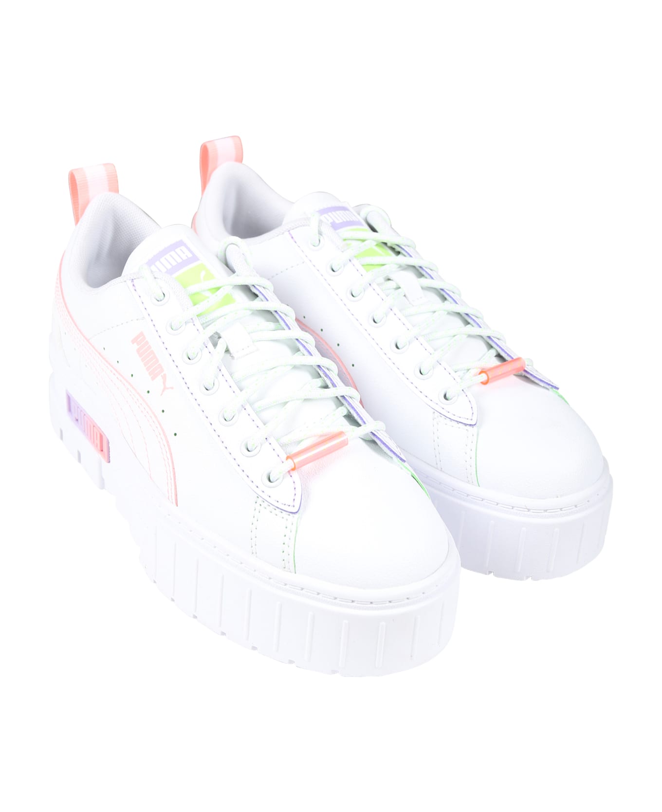 Puma Mayze Cosmic Sneakers For Girl - White シューズ